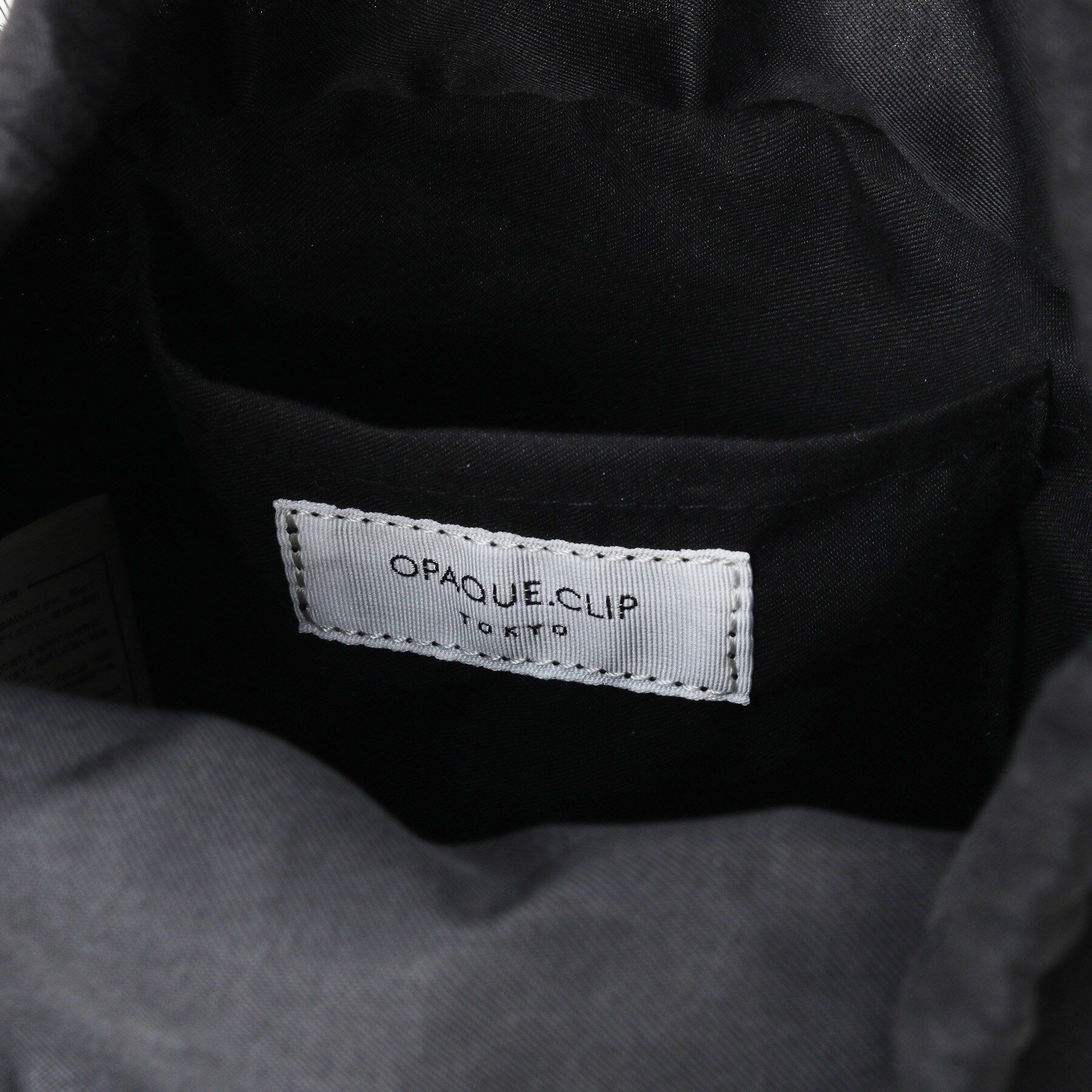 OPAQUE.CLIP「ラメバスケット調バケットバッグ」|ハンドバッグ|