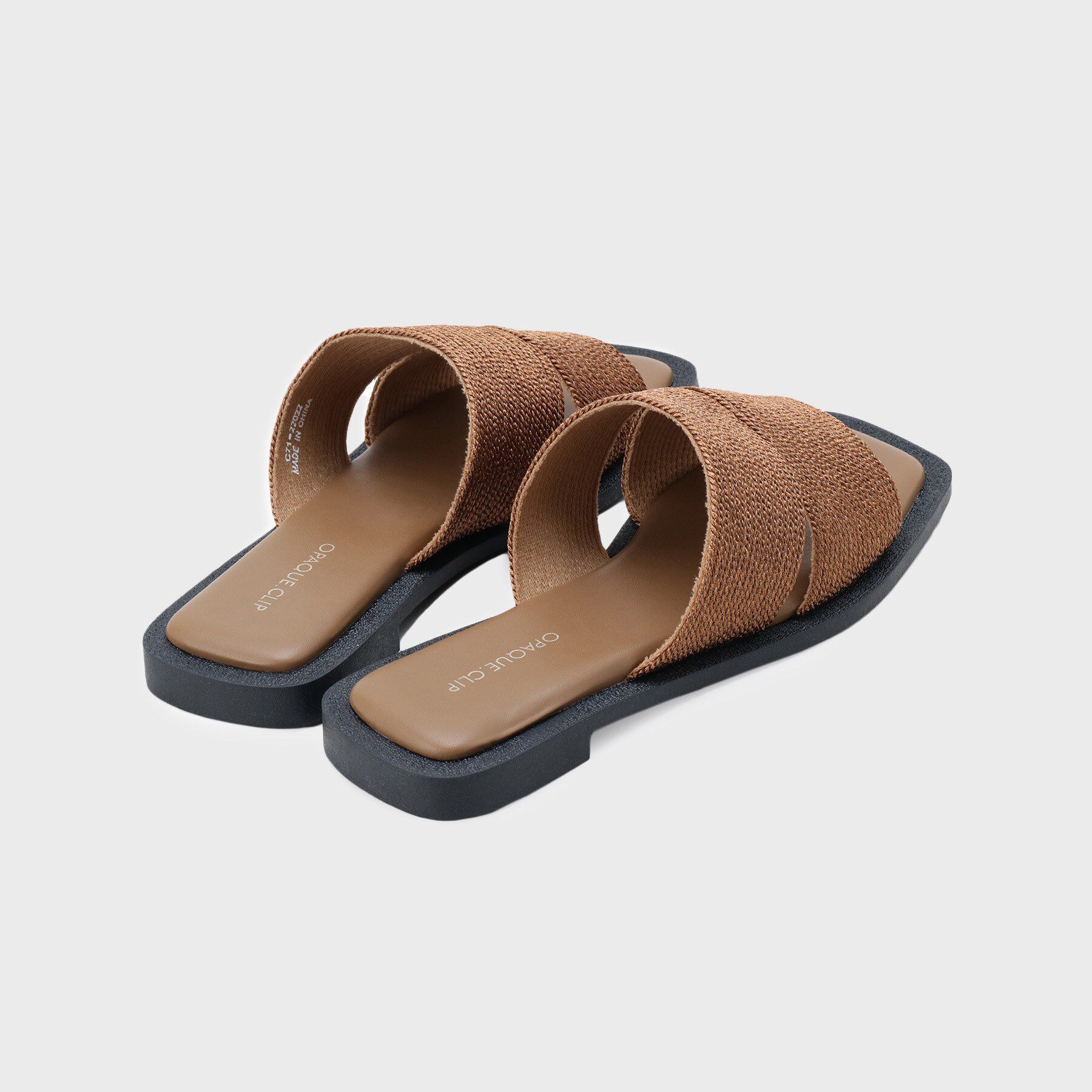 OPAQUE.CLIP「メタルコードミュールサンダル」|サンダル|