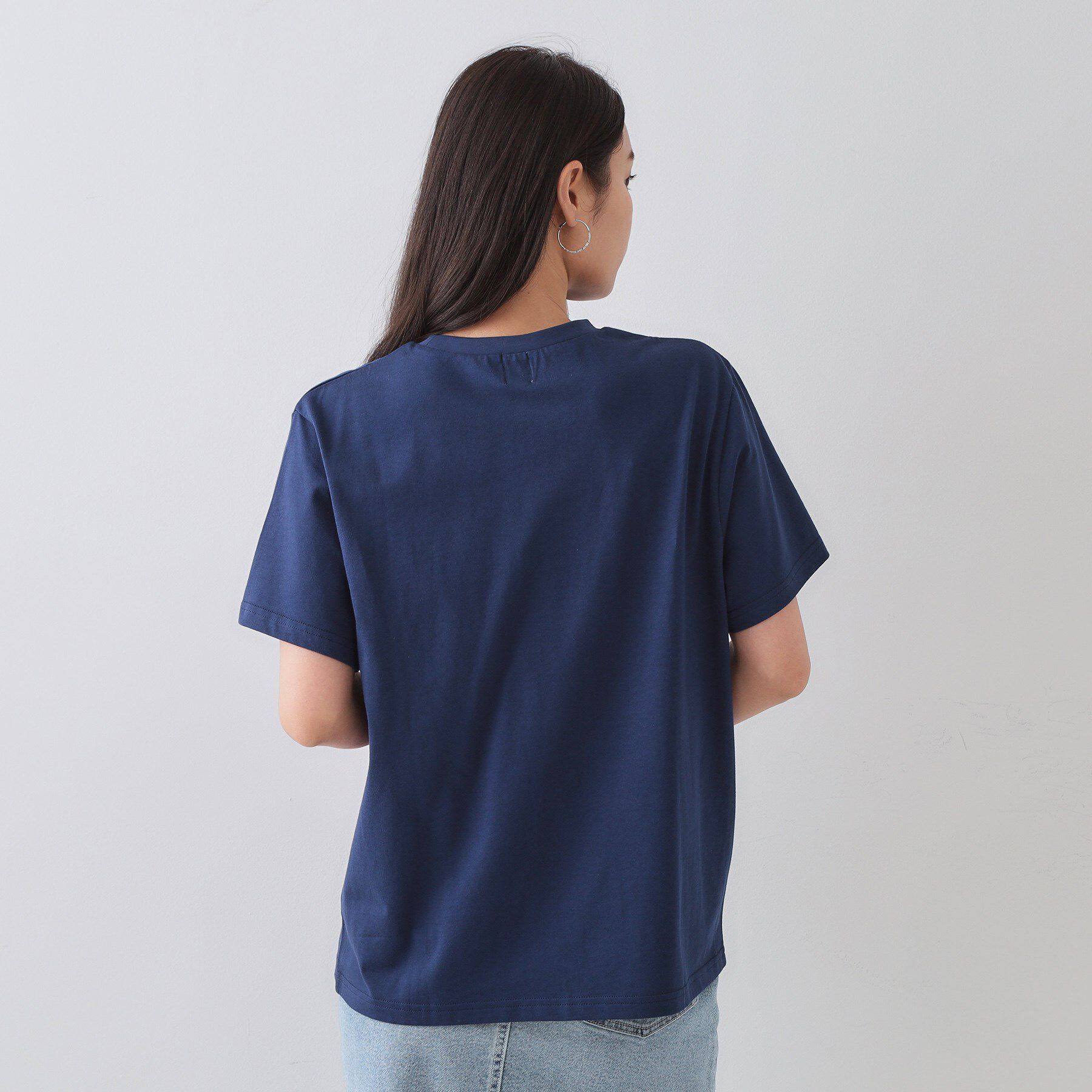 OPAQUE.CLIP「カラーロゴTシャツ【洗濯機洗い可】」|Tシャツ・カットソー|