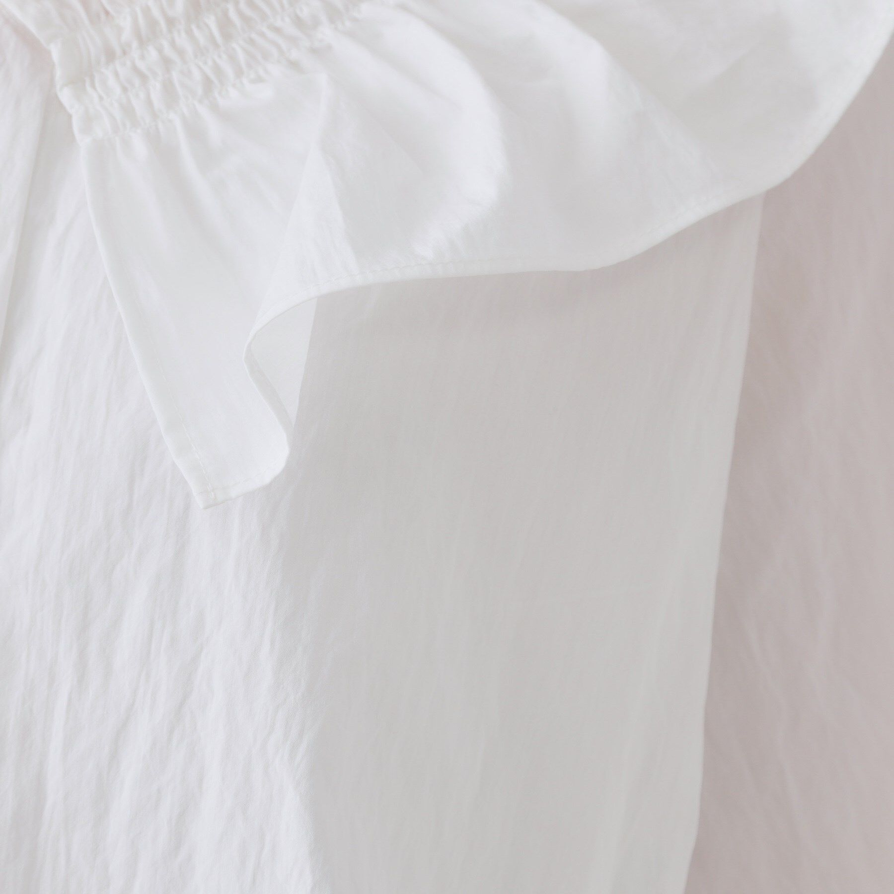 OPAQUE.CLIP「アシンメトリーフリルブラウス【洗濯機洗い可】」|シャツ・ブラウス|