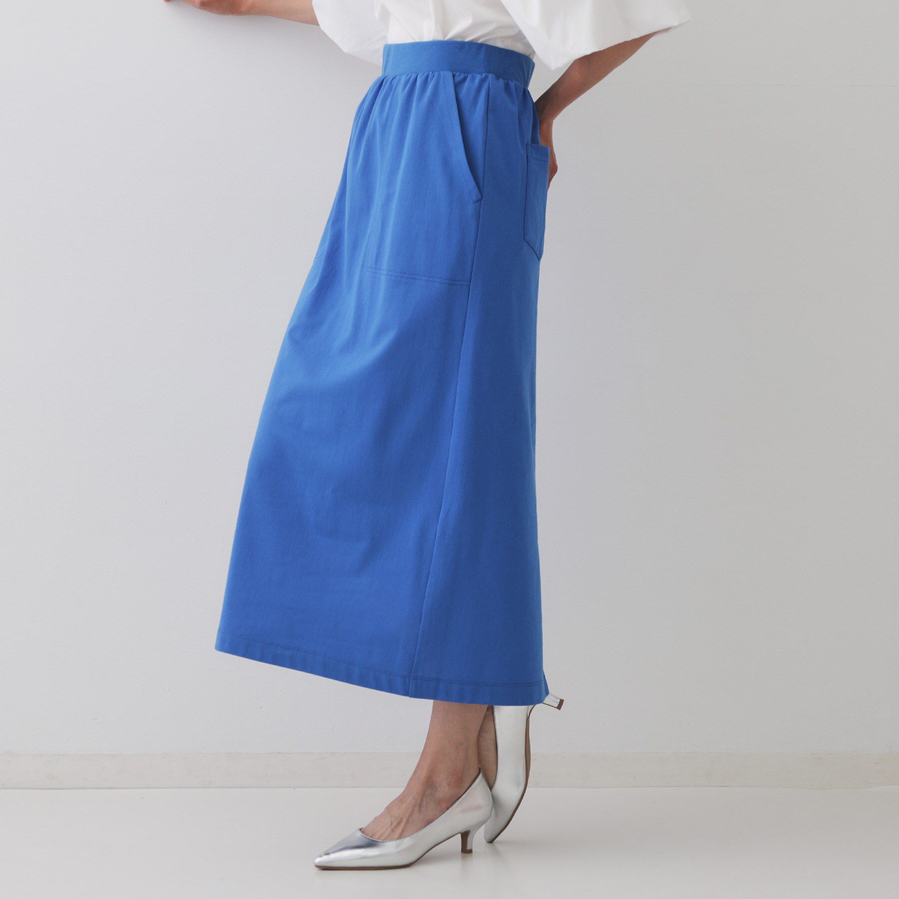 OPAQUE.CLIP「イージーナロースカート/セットアップ対応【UVケア/接触冷感/洗濯機洗い可】」|スカート|