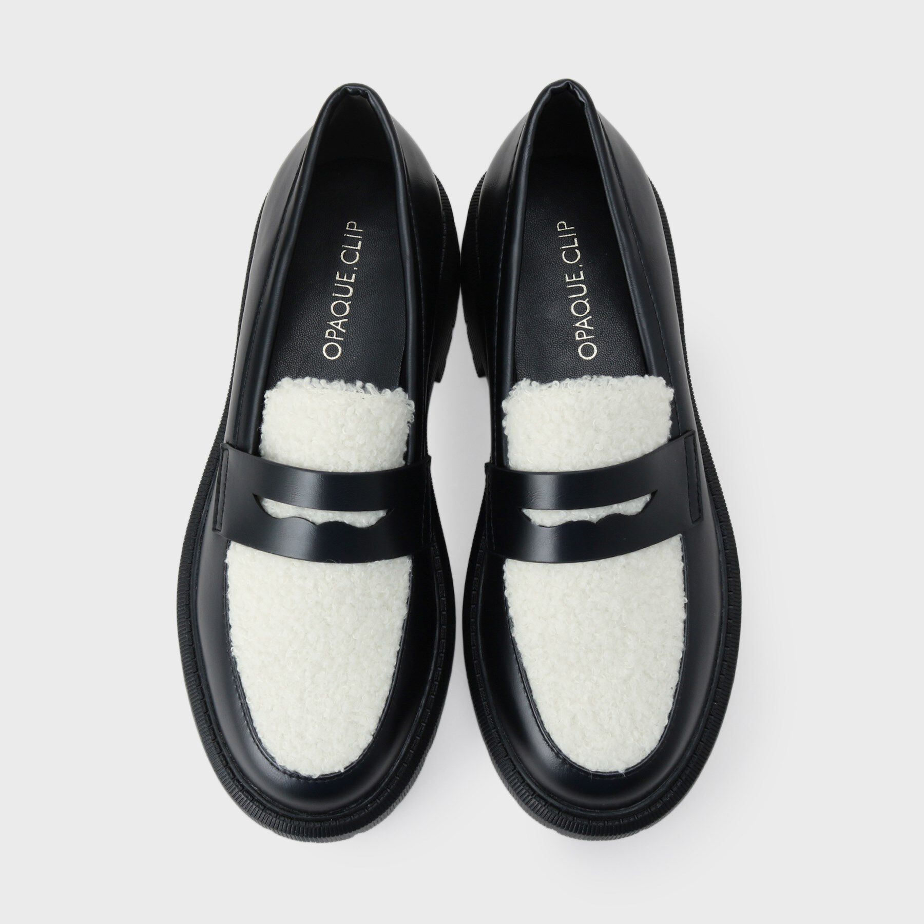 OPAQUE.CLIP「ボリュームソールコインローファーシューズ」|パンプス|