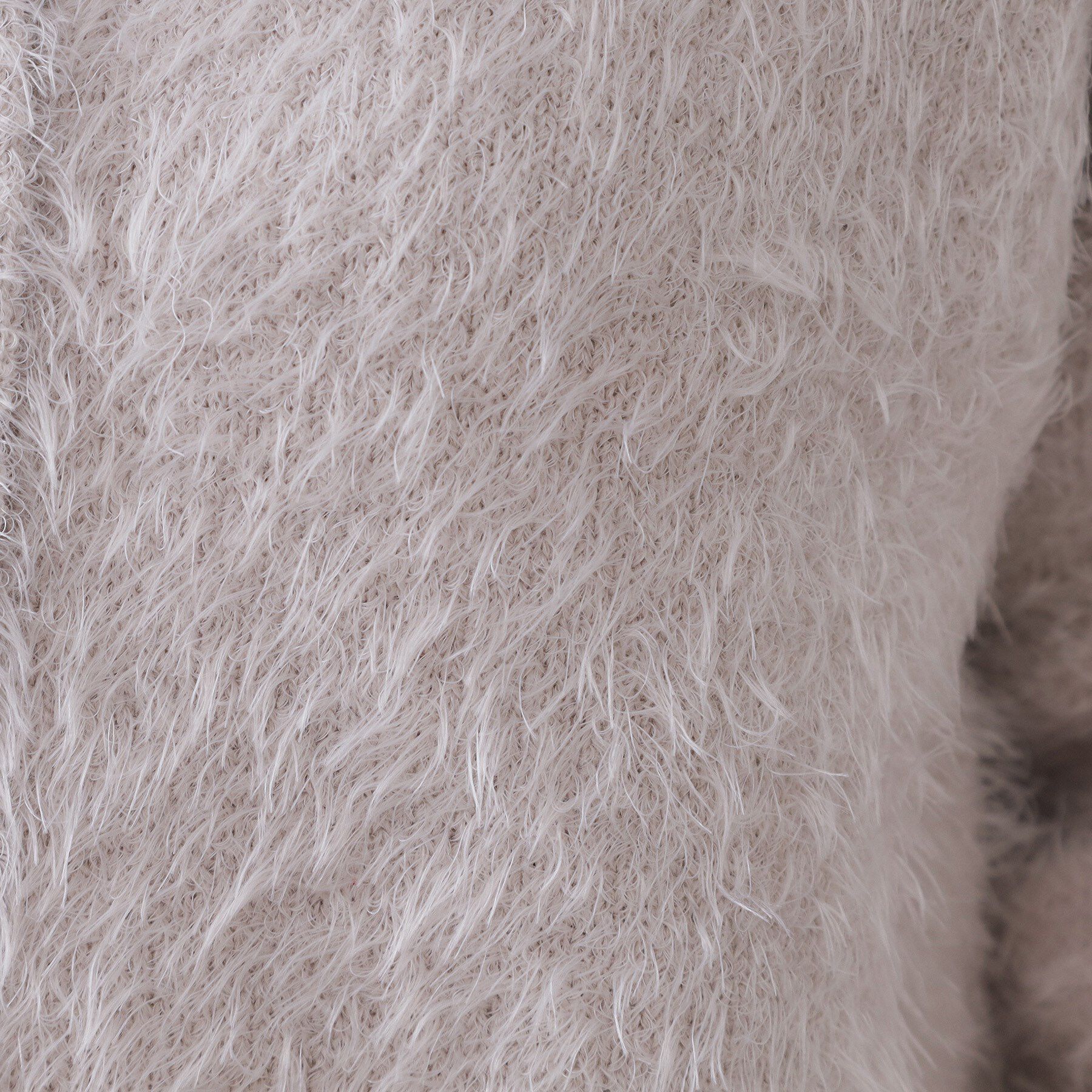 OPAQUE.CLIP「シャギーショートカーディガン【洗濯機OK】《6col》」|カーディガン|