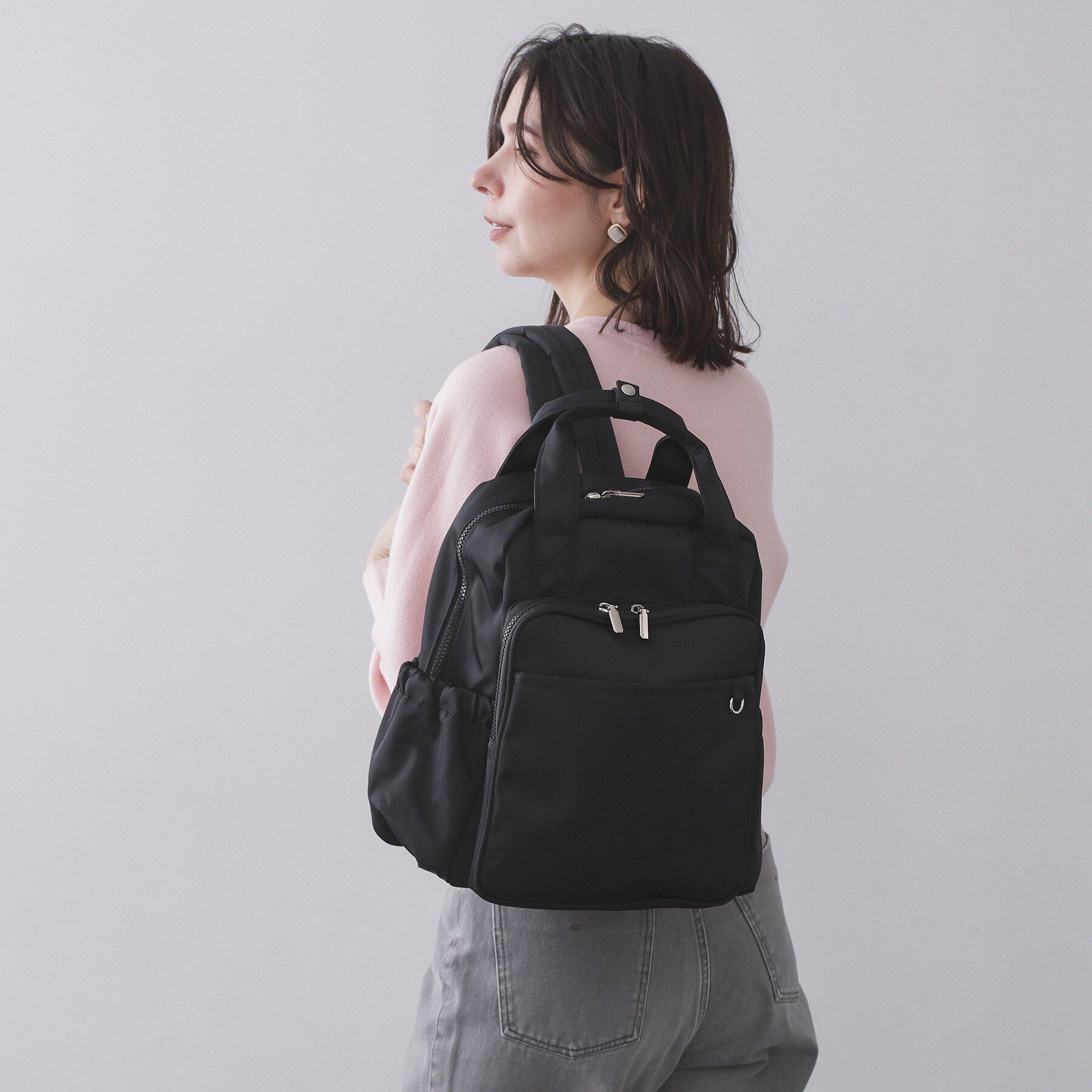 OPAQUE.CLIP「フロントポケットデザインリュック【2WAY／マルチポケット】」|リュック|