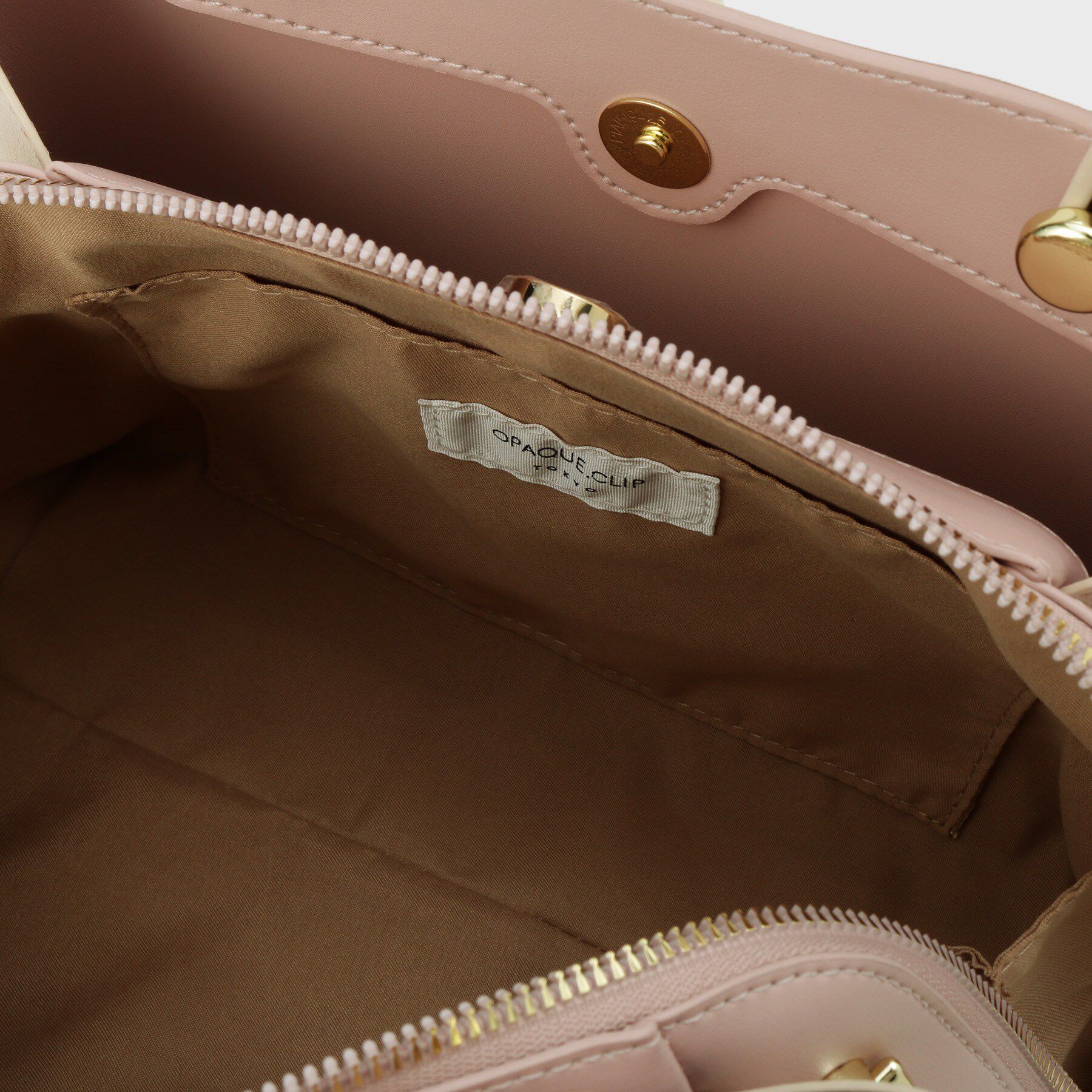 OPAQUE.CLIP「【2WAY】バイカラーミドルボストンバッグ」|ショルダー・メッセンジャー|