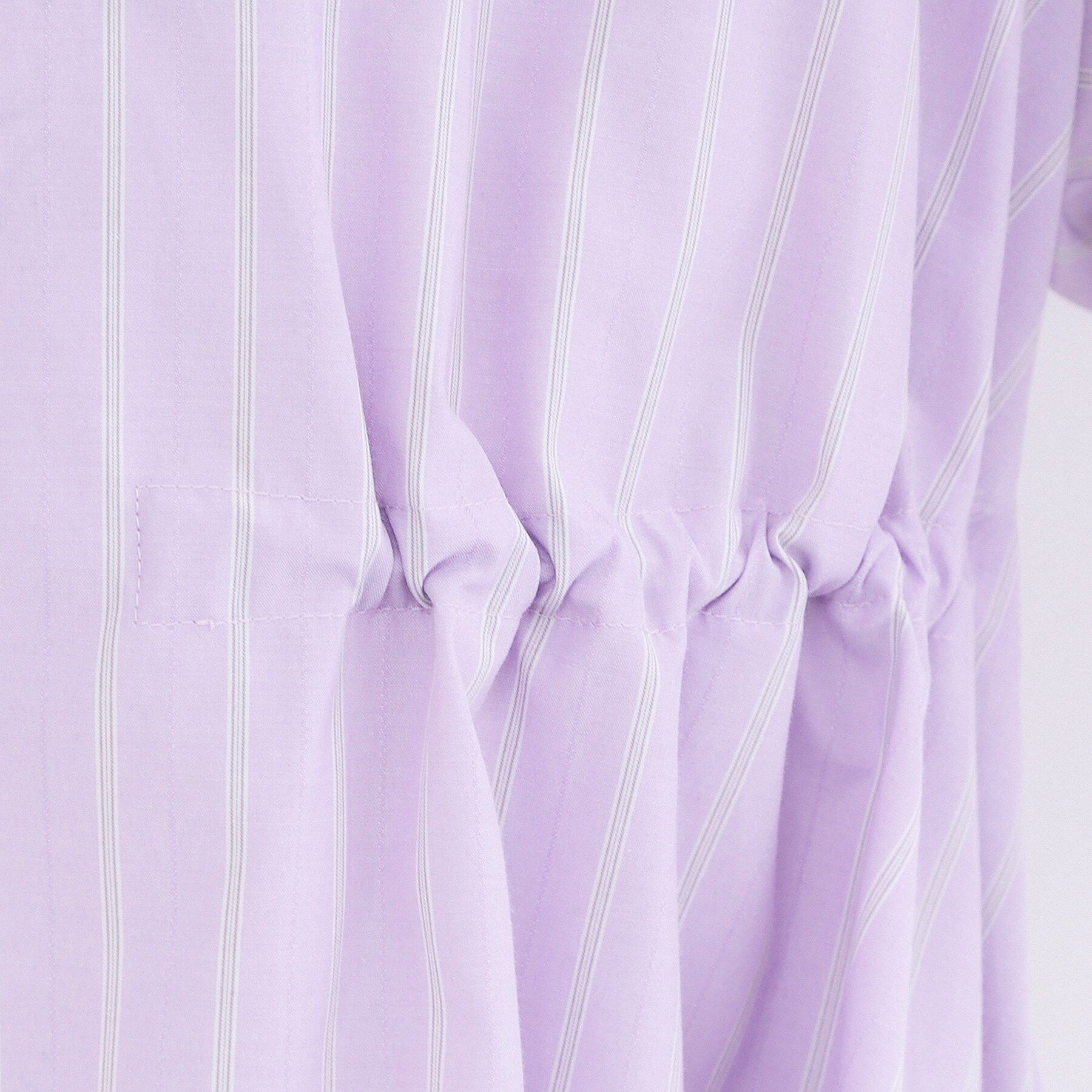 OPAQUE.CLIP「ストライプペプラムデザインブラウス【洗濯機OK】」|シャツ・ブラウス|