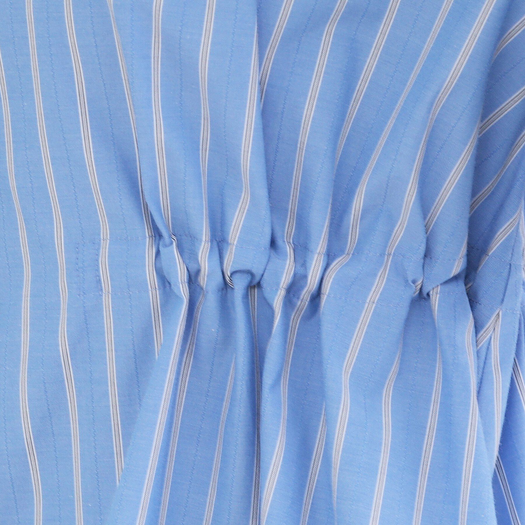 OPAQUE.CLIP「ストライプペプラムデザインブラウス【洗濯機OK】」|シャツ・ブラウス|