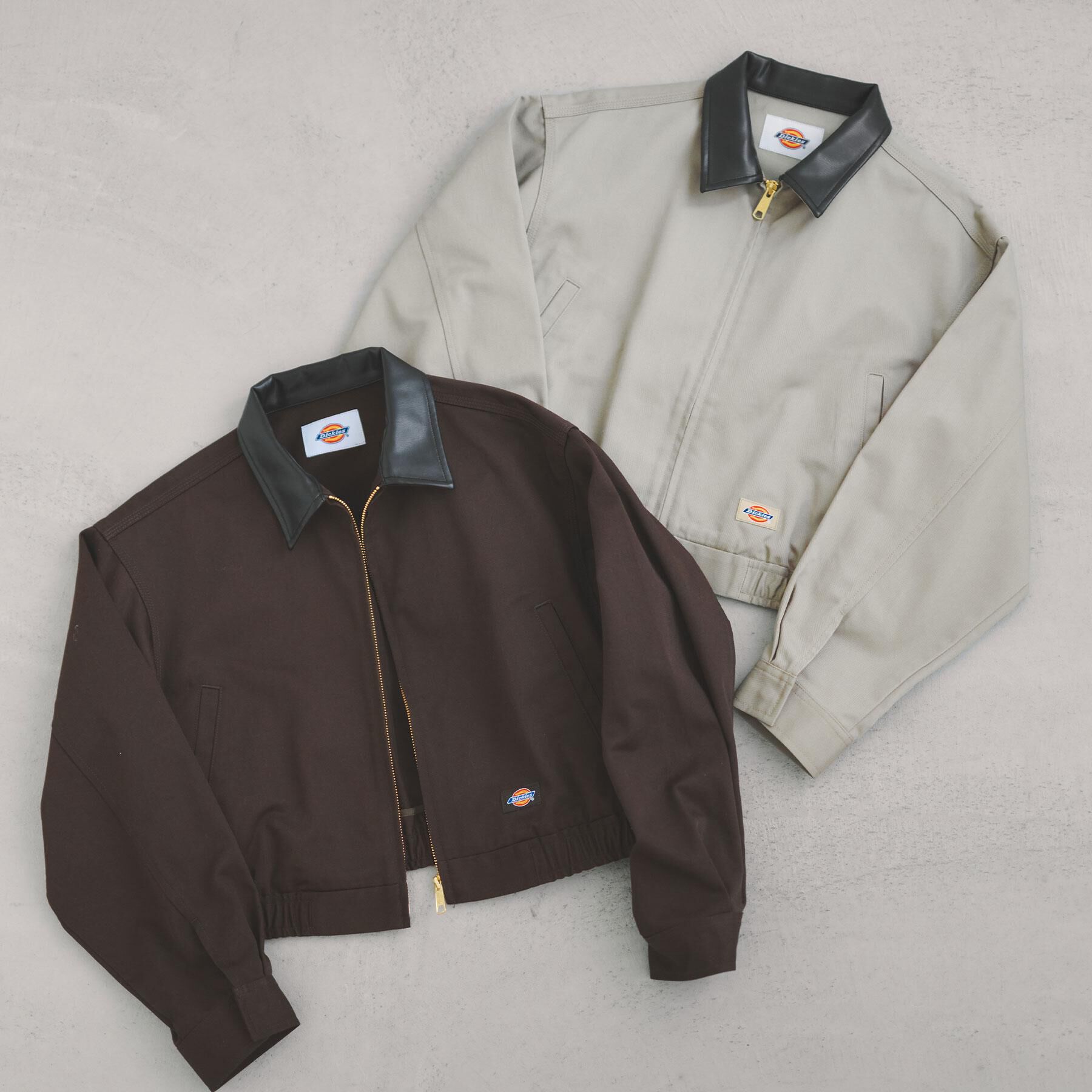 OPAQUE.CLIP「【Dickies(R)&times;OPAQUE.CLIP】ステンカラーブルゾン」|ブルゾン・スタジャン|