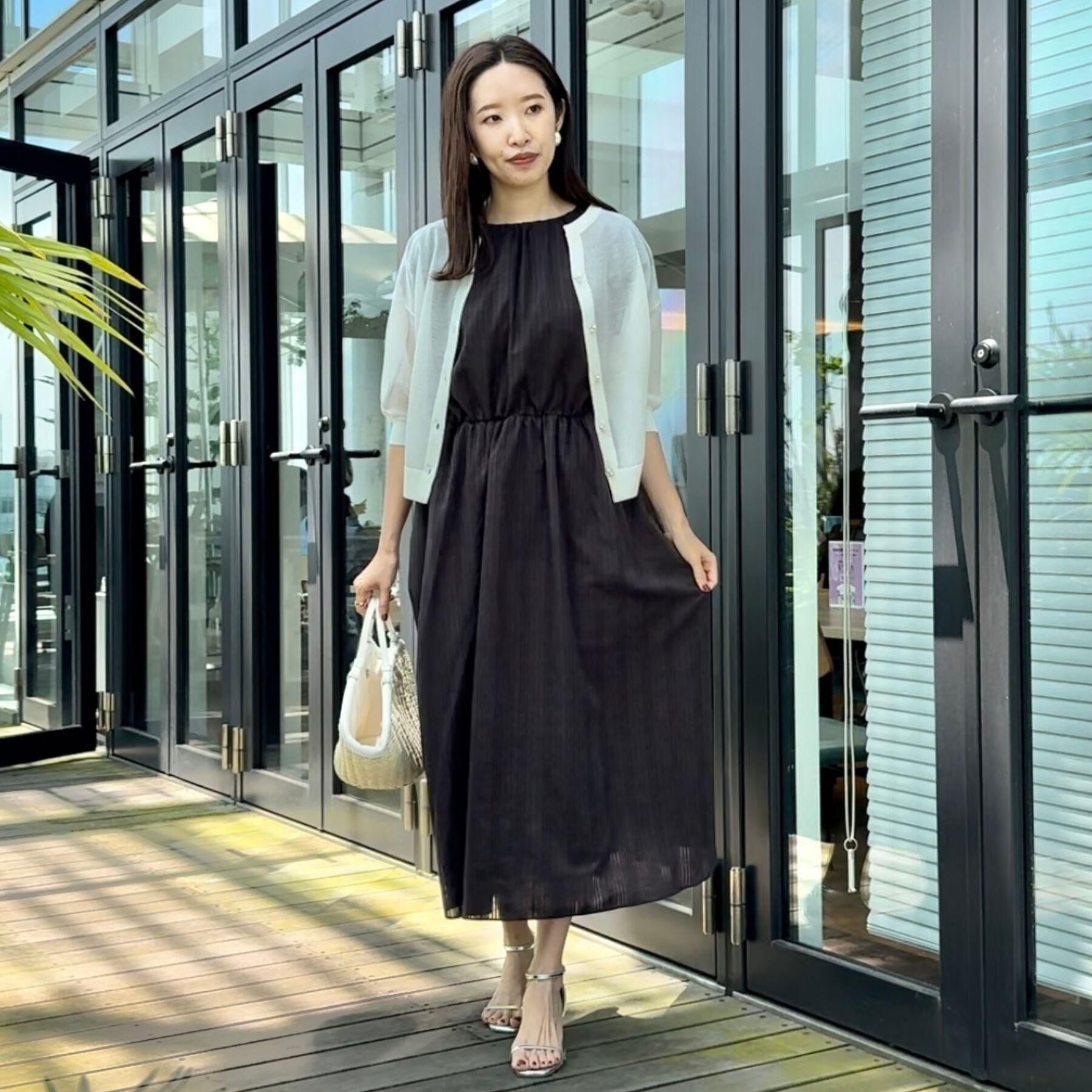 Couture broach「【大人可愛い】カラミチェック サマードレス」|ワンピース|