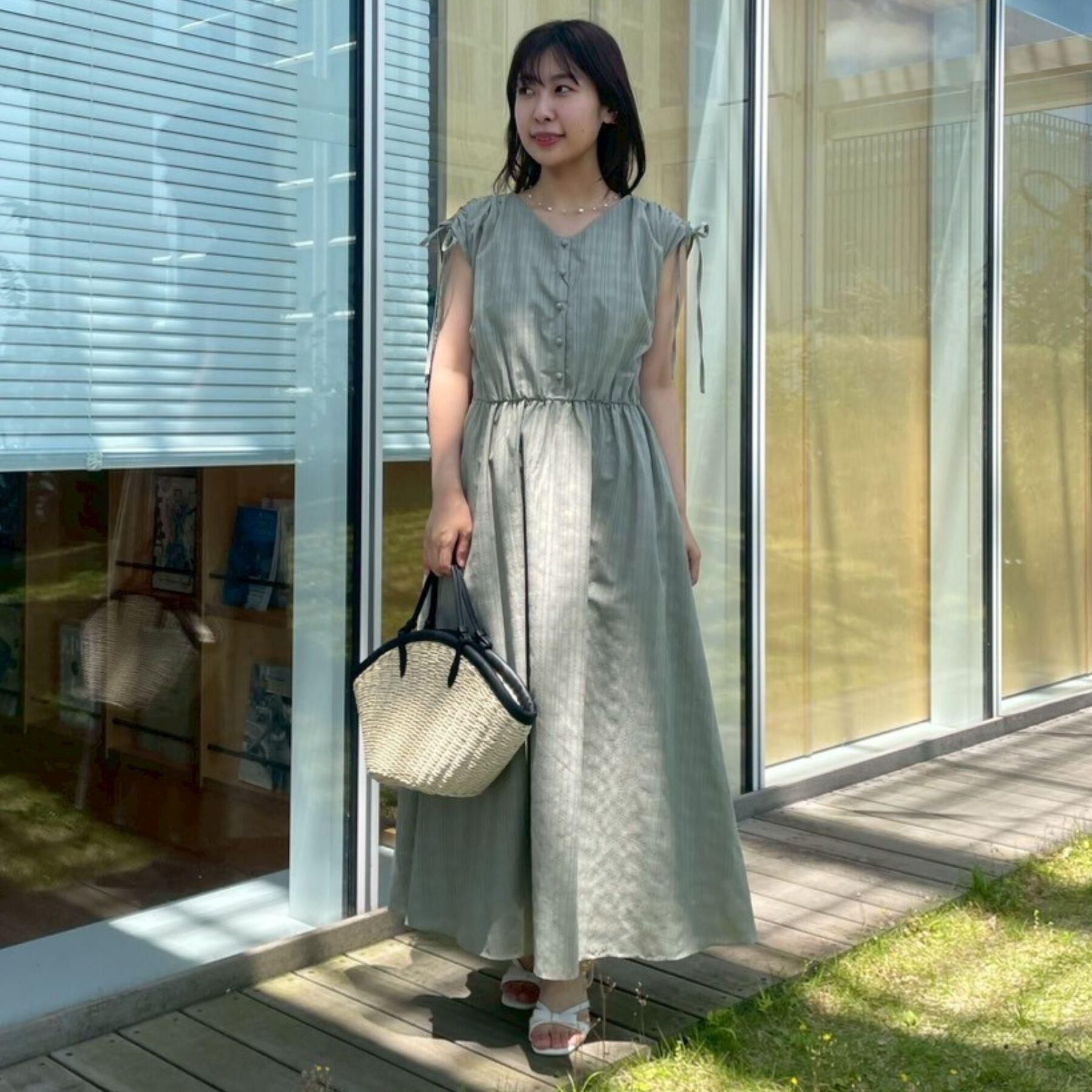 Couture broach「【大人可愛い】カラミチェック サマードレス」|ワンピース|