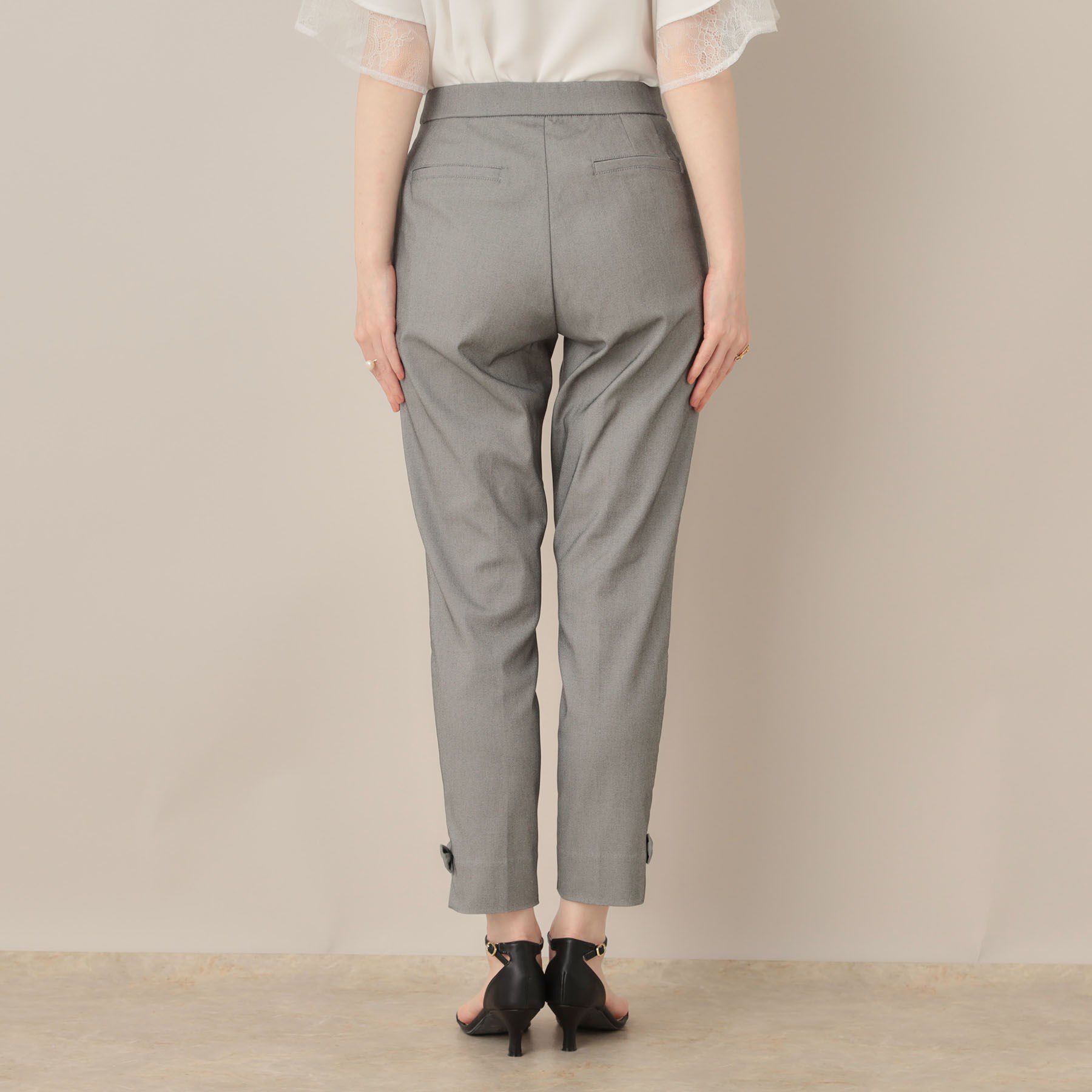 Couture broach「【らくちん・キレイ見え】リボンハイパーストレッチパンツ」|その他|