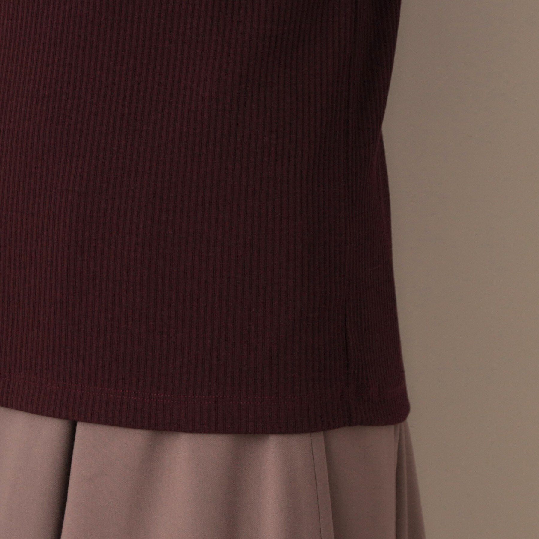 Couture broach「【マシンウォッシャブル・通勤・大人可愛い】ハートネックテレコプルオーバー」|Tシャツ・カットソー|