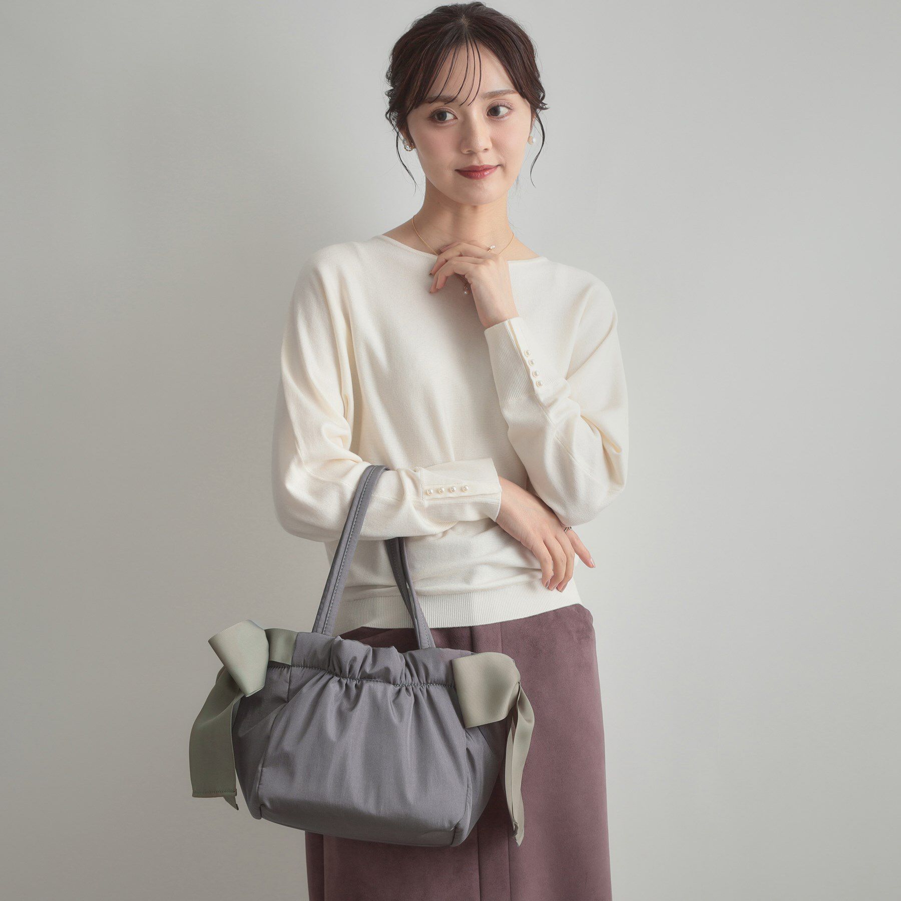 Couture broach「サイドリボントートバッグ」|トートバッグ|