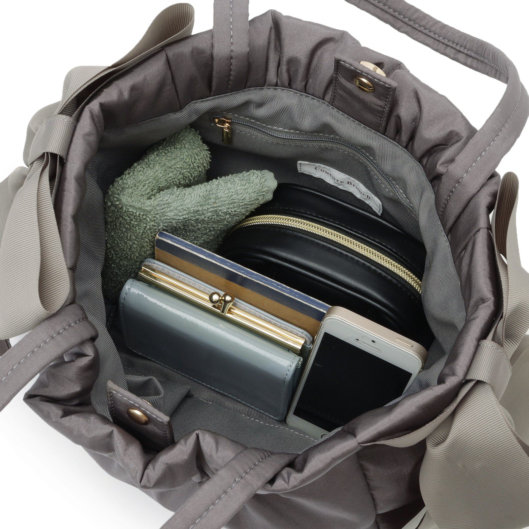 Couture broach「サイドリボントートバッグ」|トートバッグ|