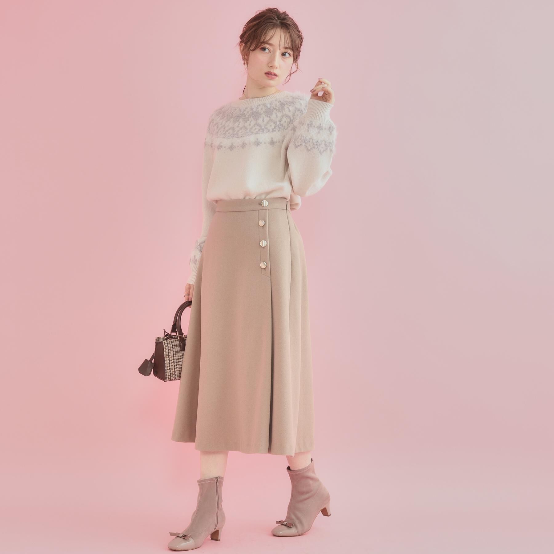 Couture broach「【着映え】求心フェザーニット」|ニット・セーター|