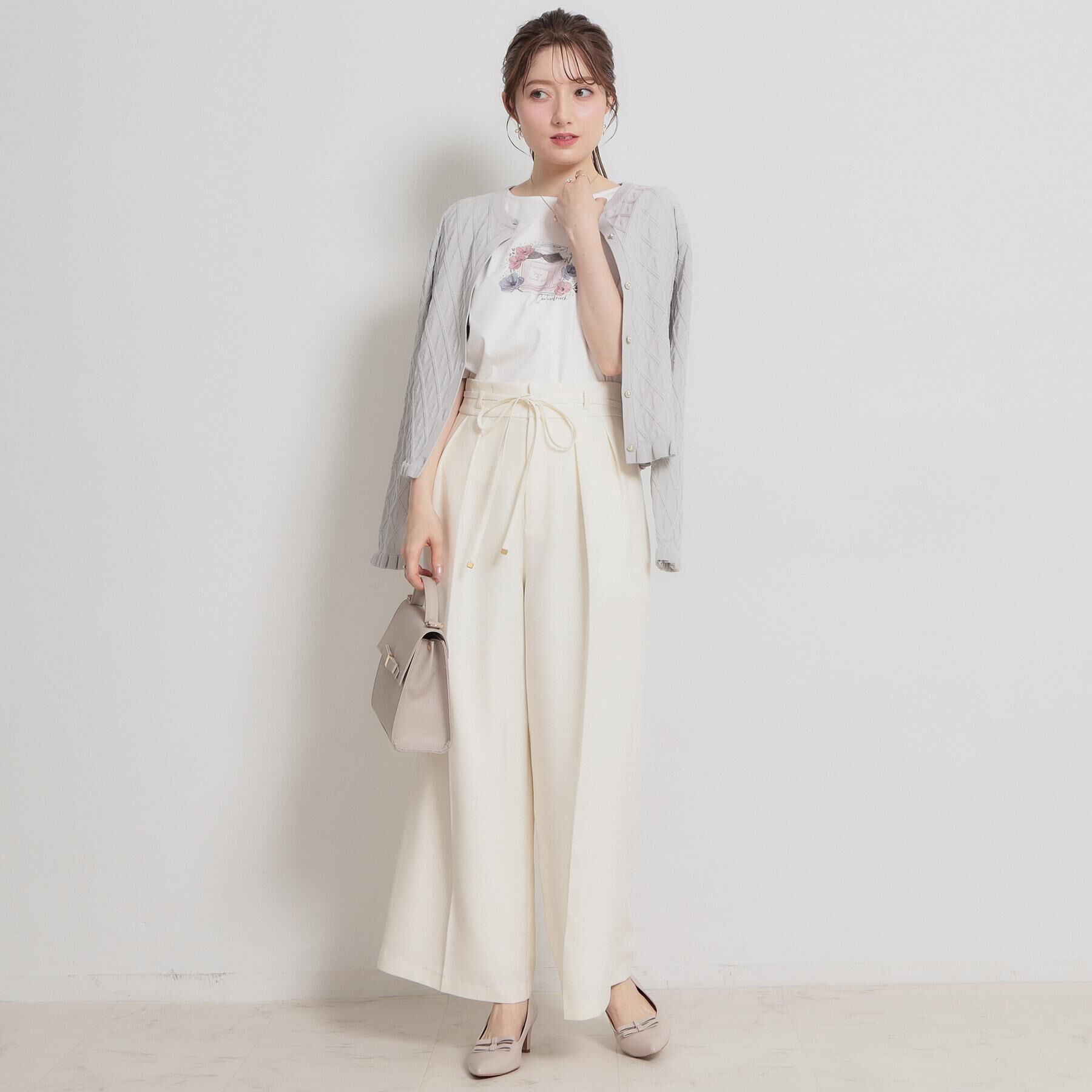 Couture broach「【接触冷感・UVカット】パフュームプリントTシャツ」|Tシャツ・カットソー|