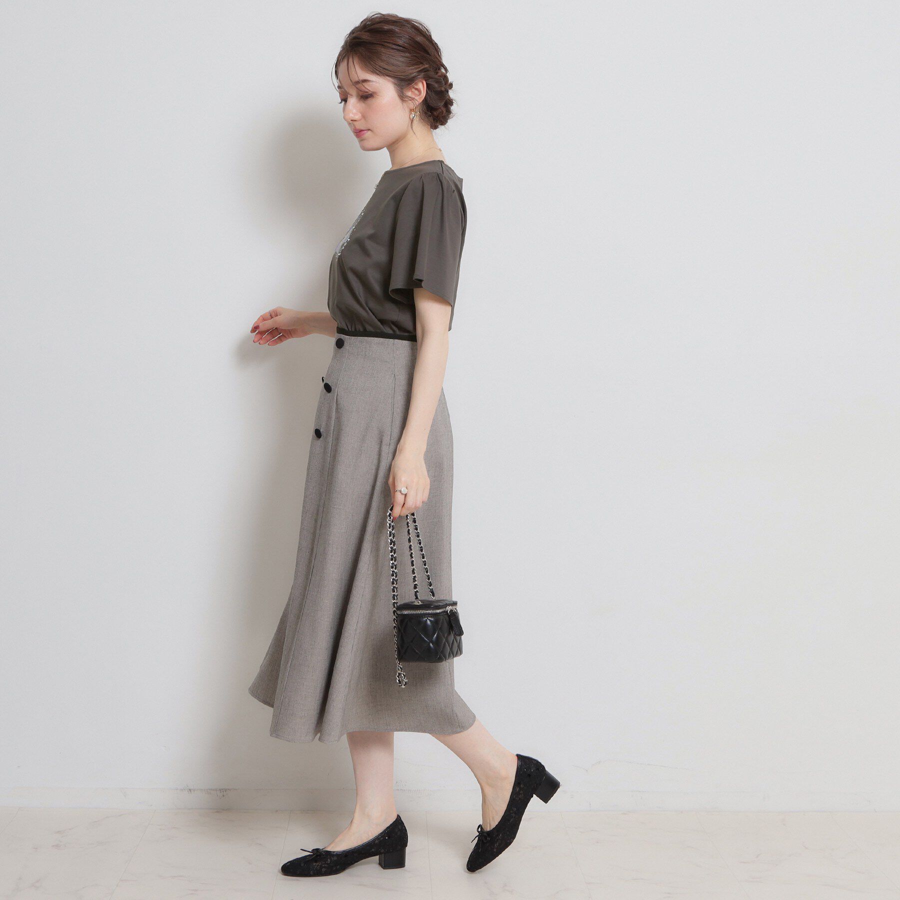 Couture broach「【接触冷感・UVカット】パフュームプリントTシャツ」|Tシャツ・カットソー|