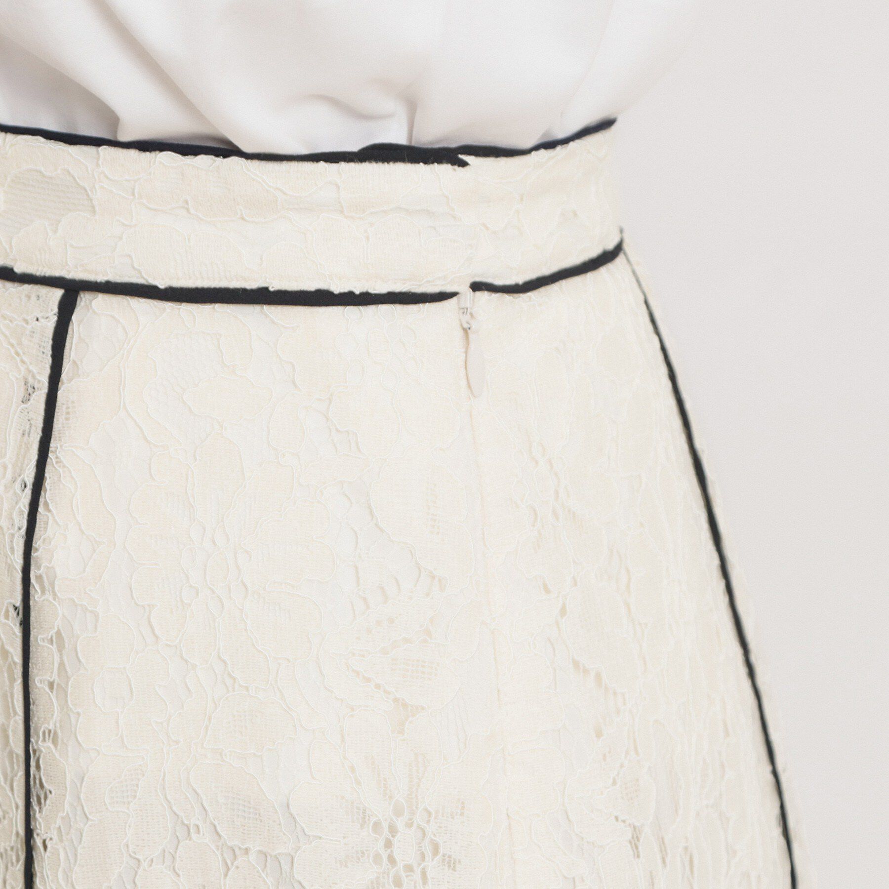 Couture broach「【洗える】コードフラワーレース スカート」|スカート|
