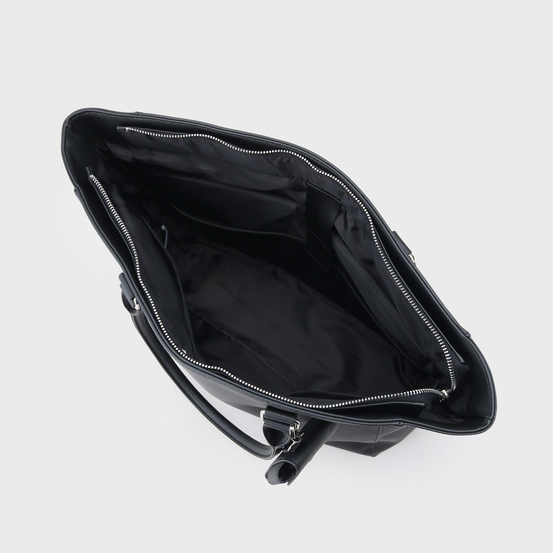 THE SHOP TK「【A4サイズ／ビジネスでも使える】合皮トートバッグ イヤホンケース付き」|トートバッグ|