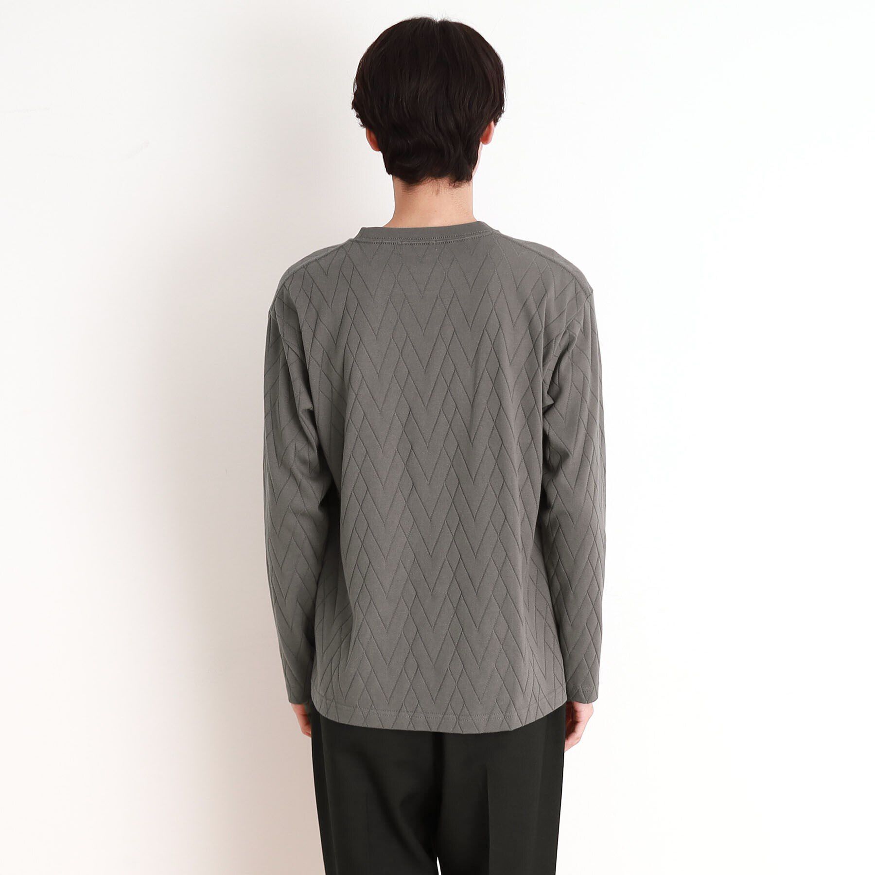 THE SHOP TK「ジオメトリックリンクス長袖Tシャツ ON／OFF兼用」|Tシャツ・カットソー|