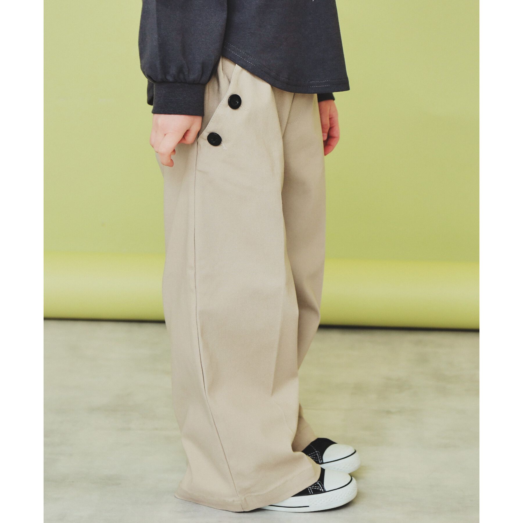 THE SHOP TK「【110-160】のびーるマリンパンツ/洗濯機OK・ママとおそろい風」|その他|グレージュ(050)