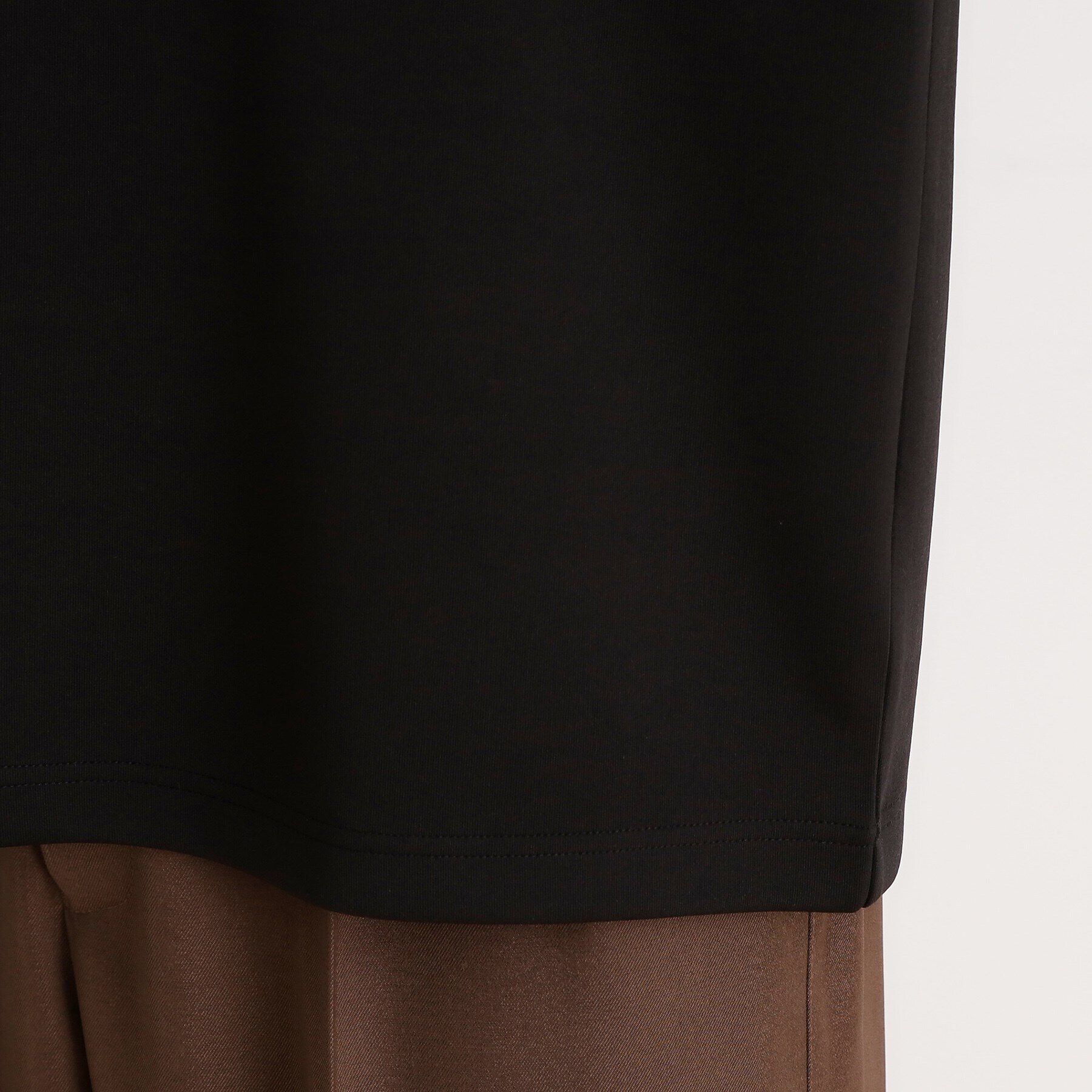 THE SHOP TK「フラワー刺繍＋グラフィックロングTシャツ」|Tシャツ・カットソー|