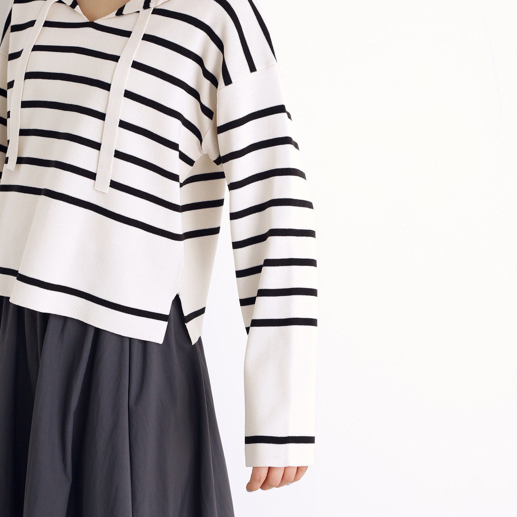 THE SHOP TK「セーラーカラートップス【洗える】」|ニット・セーター|