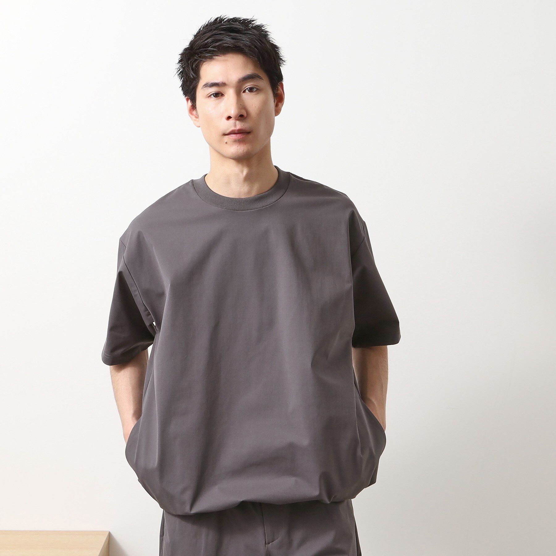 THE SHOP TK「パーフェクテックスピンドル半袖Tシャツ【セットアップ可/吸水速乾/UVカット/アンチピリング】」|Tシャツ・カットソー|