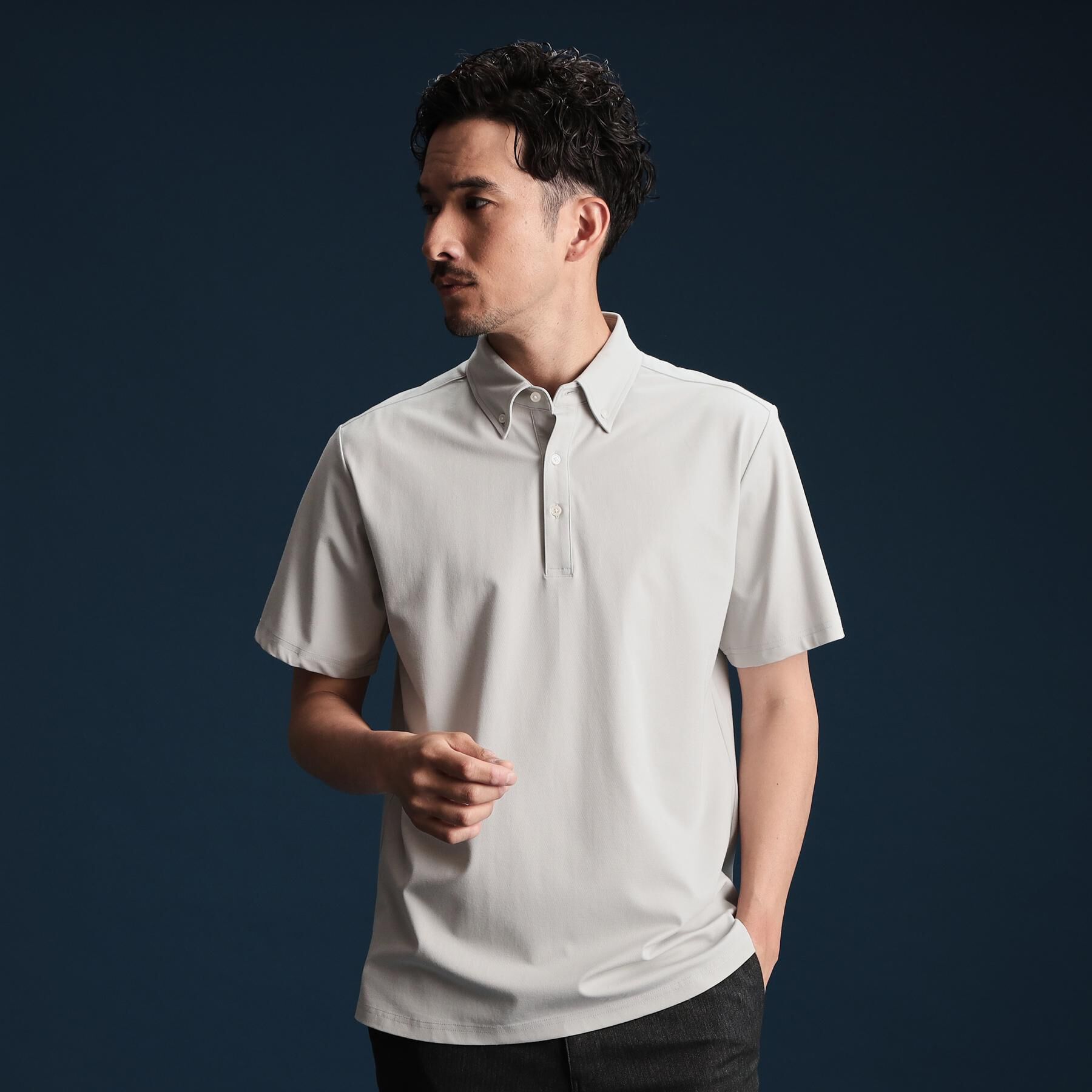 THE SHOP TK「アイスカノコポロシャツ 接触冷感/ビジネス対応」|ポロシャツ|