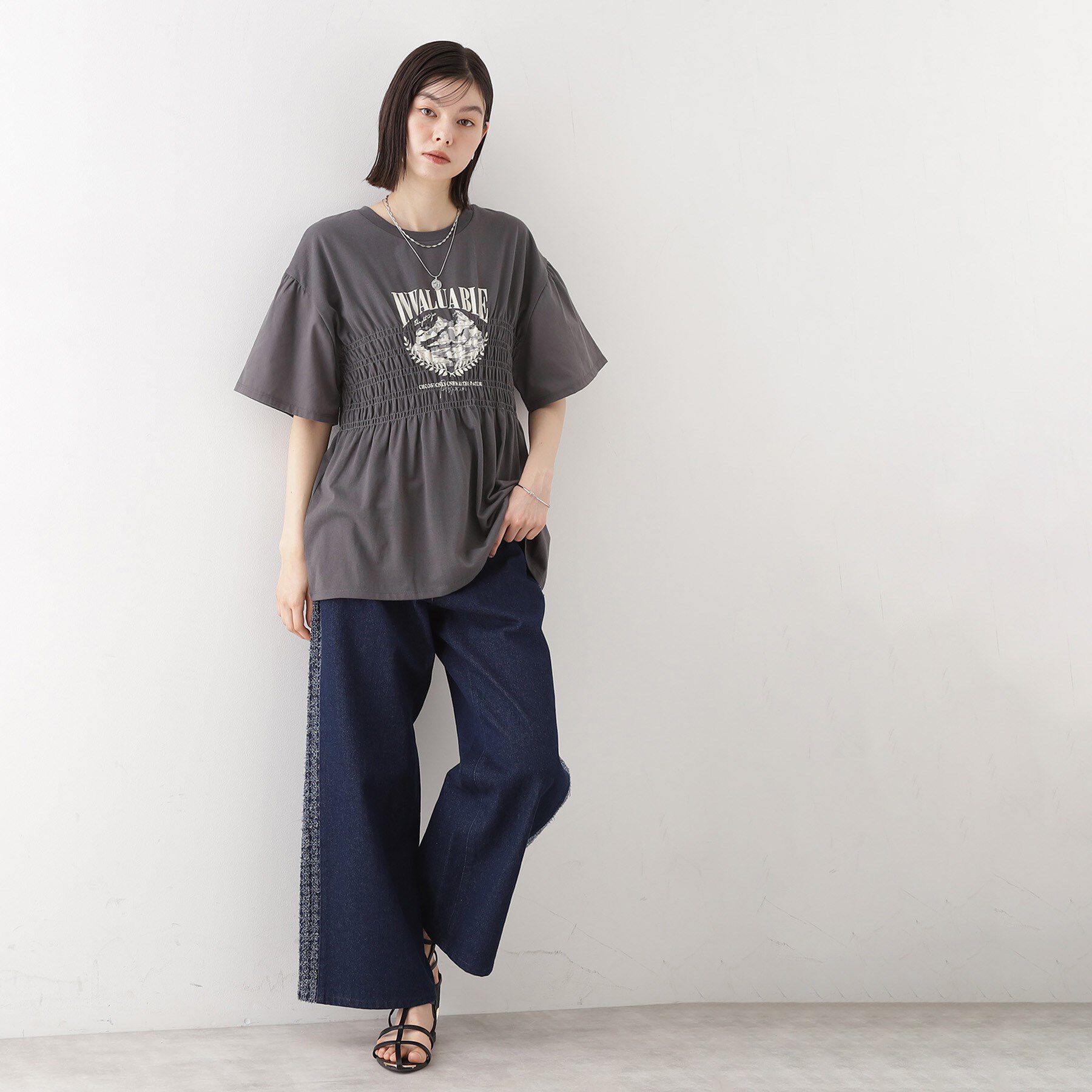 THE SHOP TK「ロゴシャーリングプルオーバー【親子リンク/洗濯機OK】」|Tシャツ・カットソー|