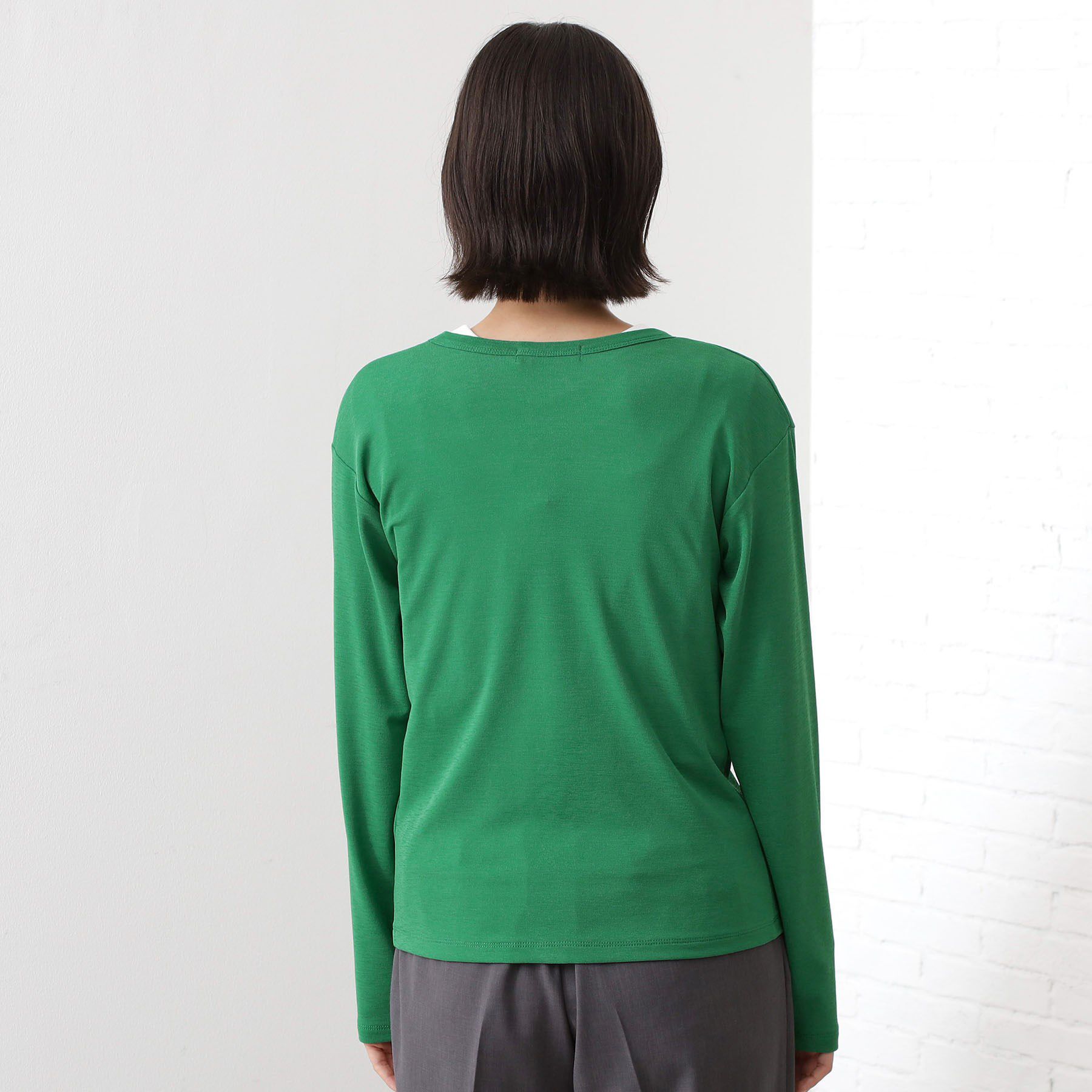 THE SHOP TK「シアーフライスVカーデ」|カーディガン|