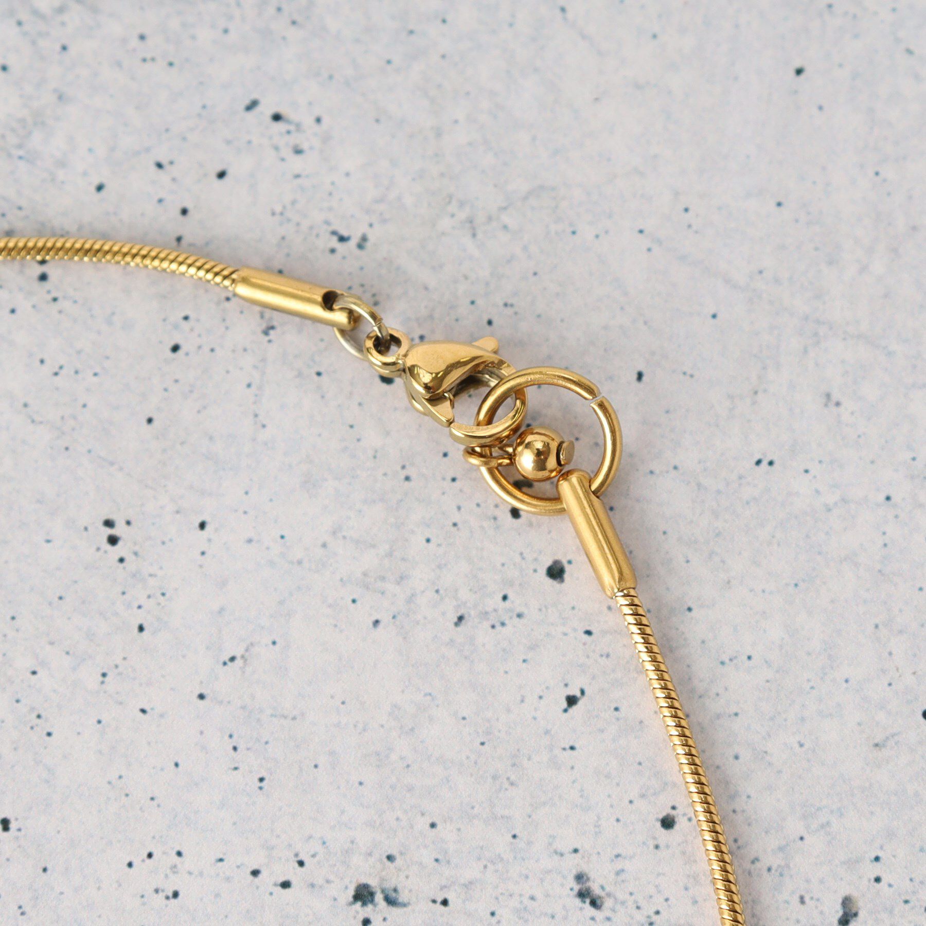 THE SHOP TK「ステンレススネークロングネックレス」|ネックレス|