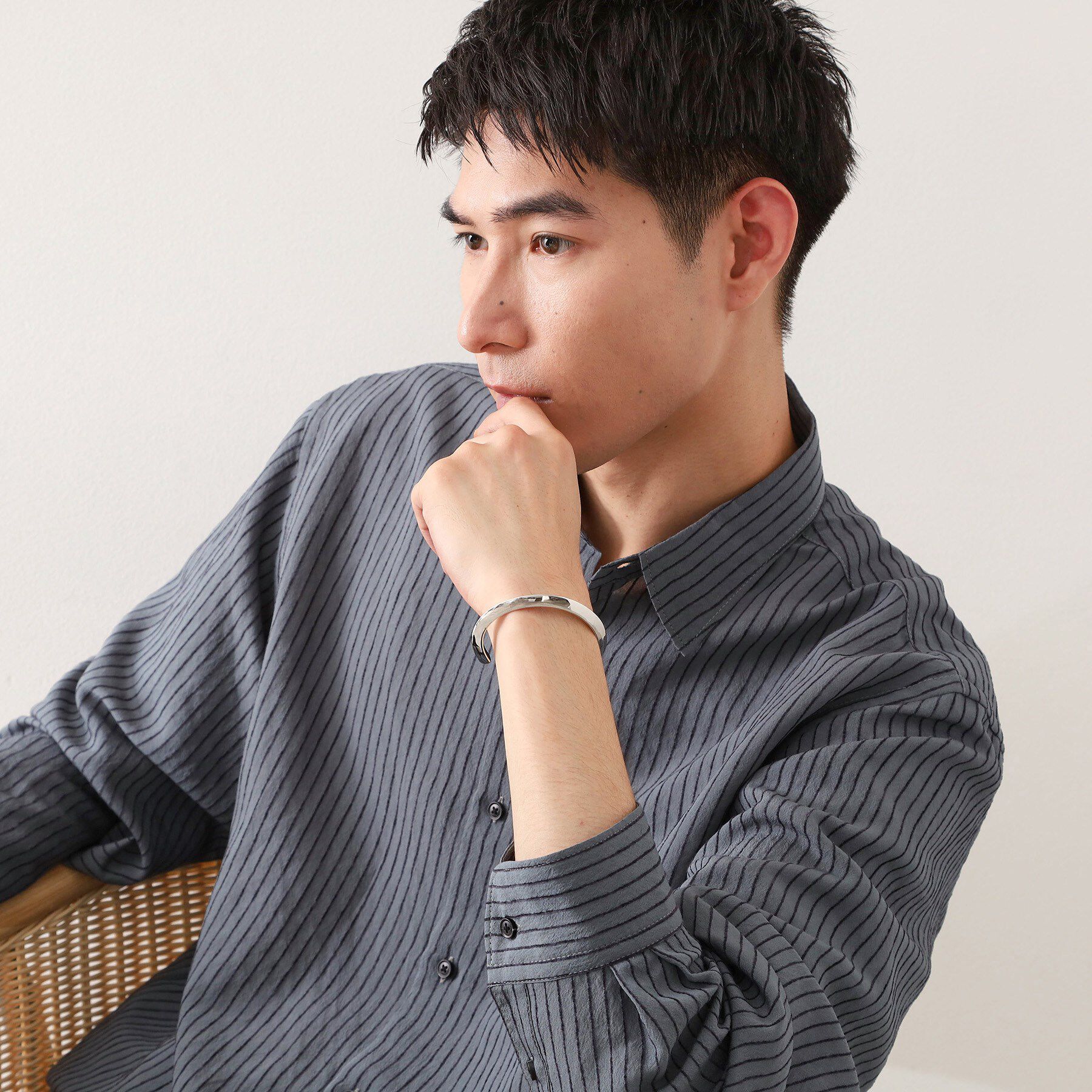 THE SHOP TK「トライアングルパターンバングル」|ブレスレット・バングル|