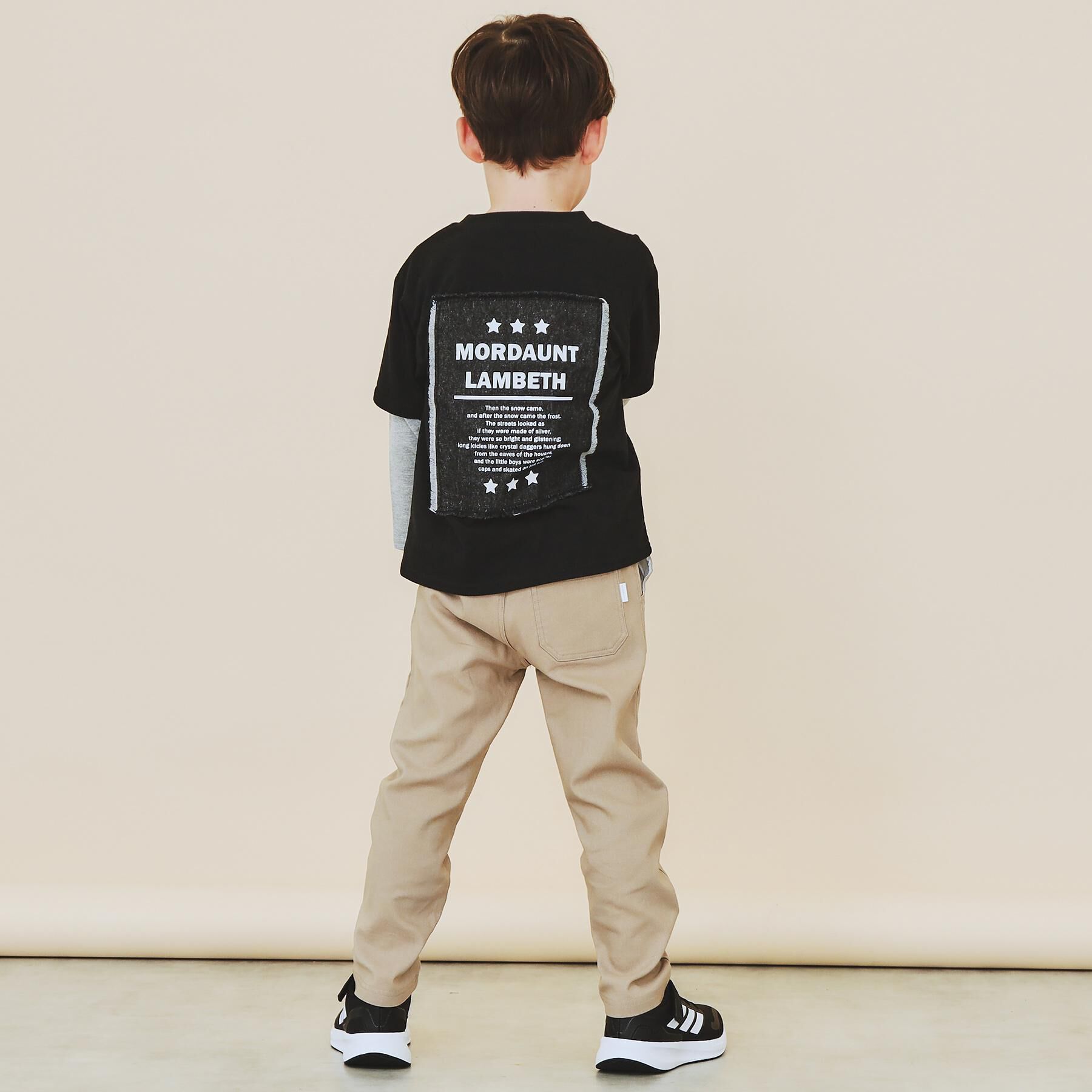 THE SHOP TK「【110－160/裏起毛】あったかのびーるストレートパンツ/洗濯機OK」|その他|