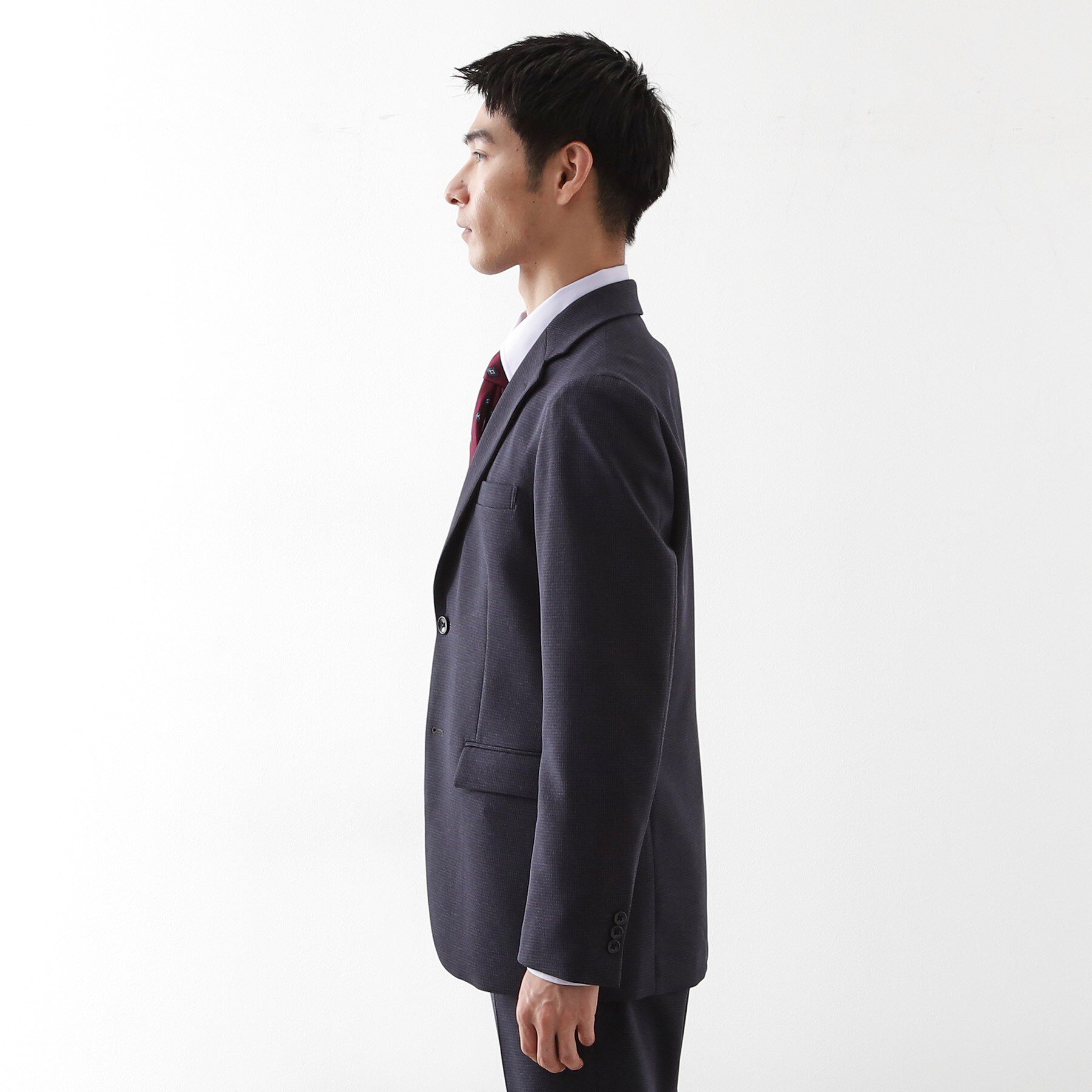 THE SHOP TK「ハウンドトゥースジャケット 【洗濯機OK/セットアップ可】」|テーラードジャケット|