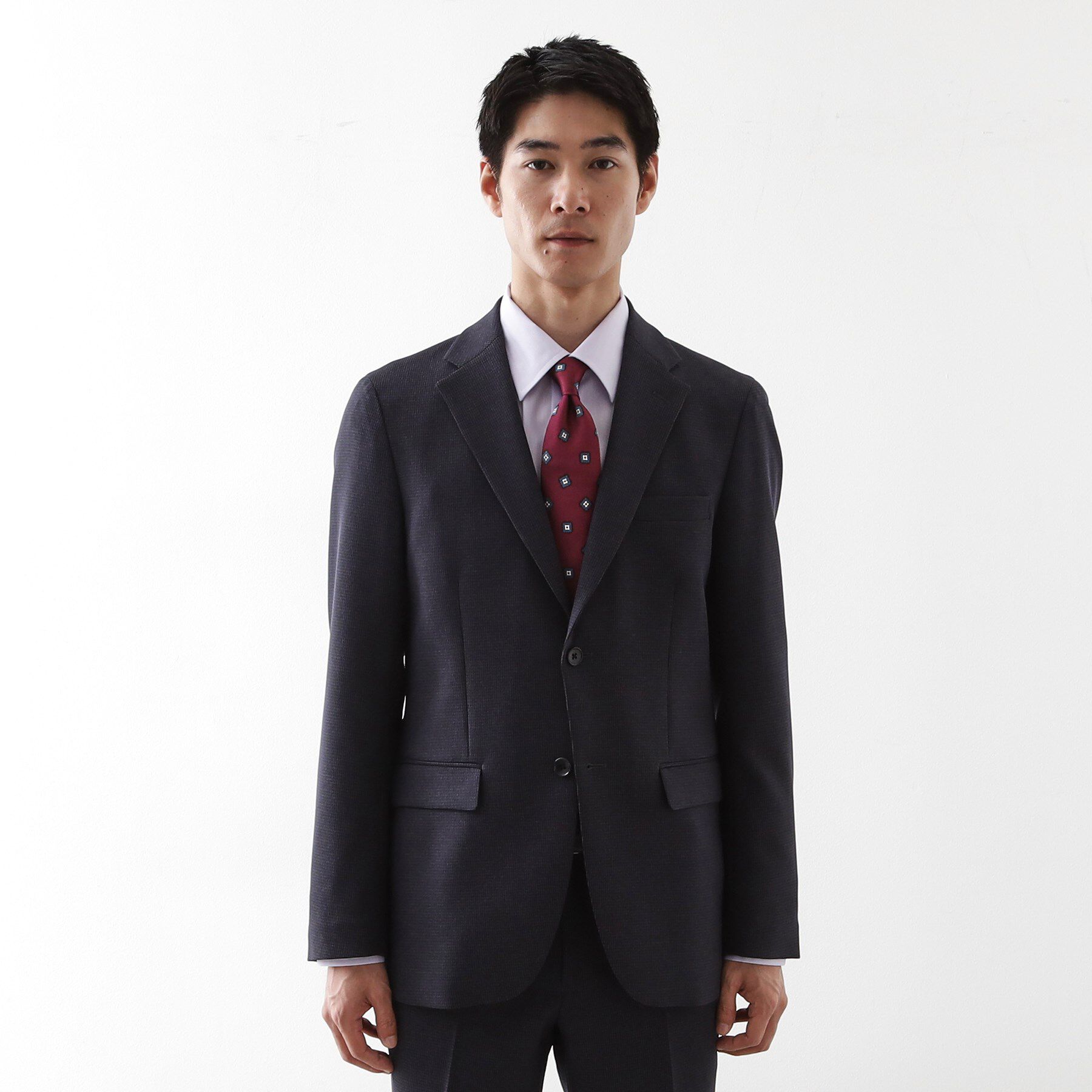 THE SHOP TK「ハウンドトゥースジャケット 【洗濯機OK/セットアップ可】」|テーラードジャケット|