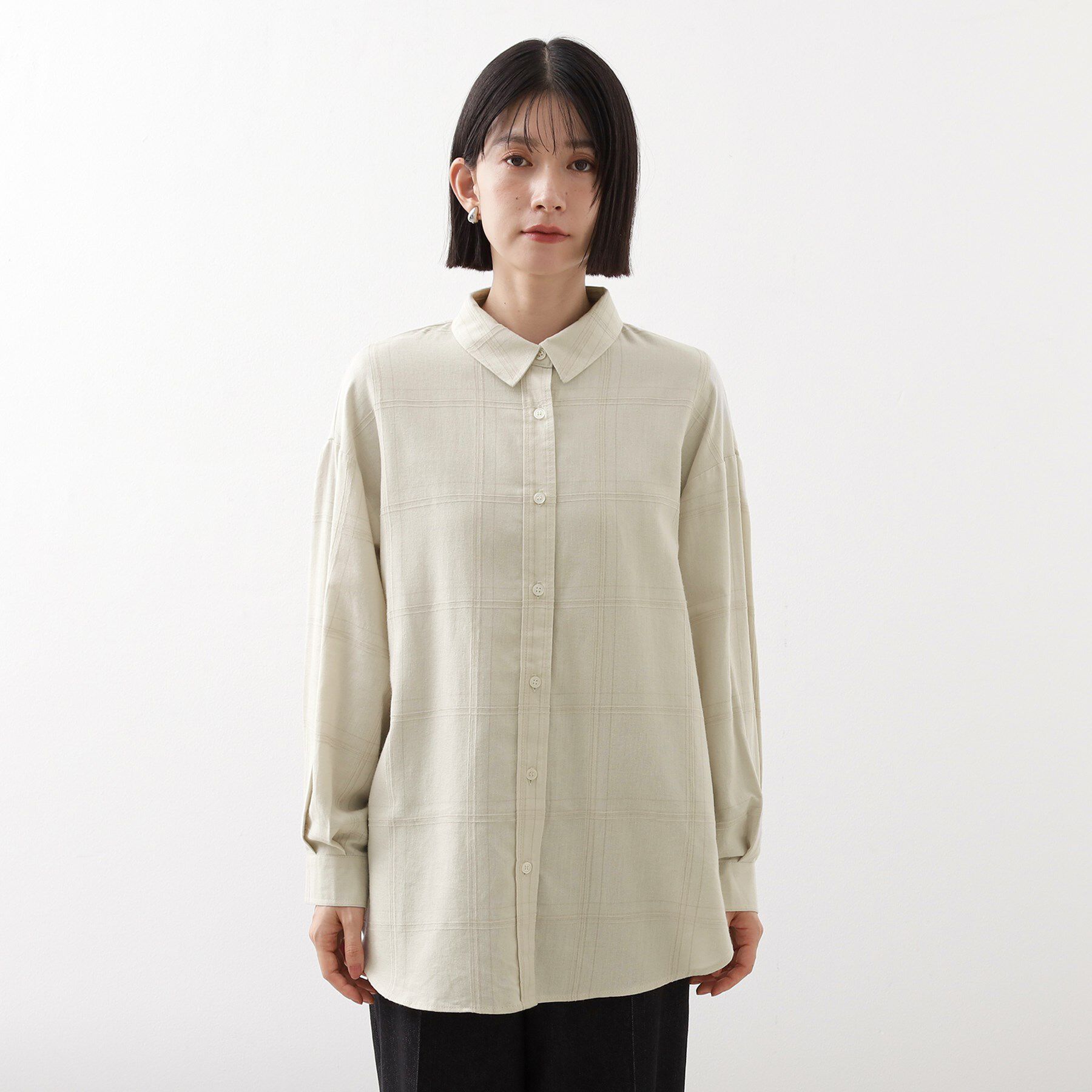 THE SHOP TK「インしてる風にも着られるチェックシャツ」|シャツ・ブラウス|