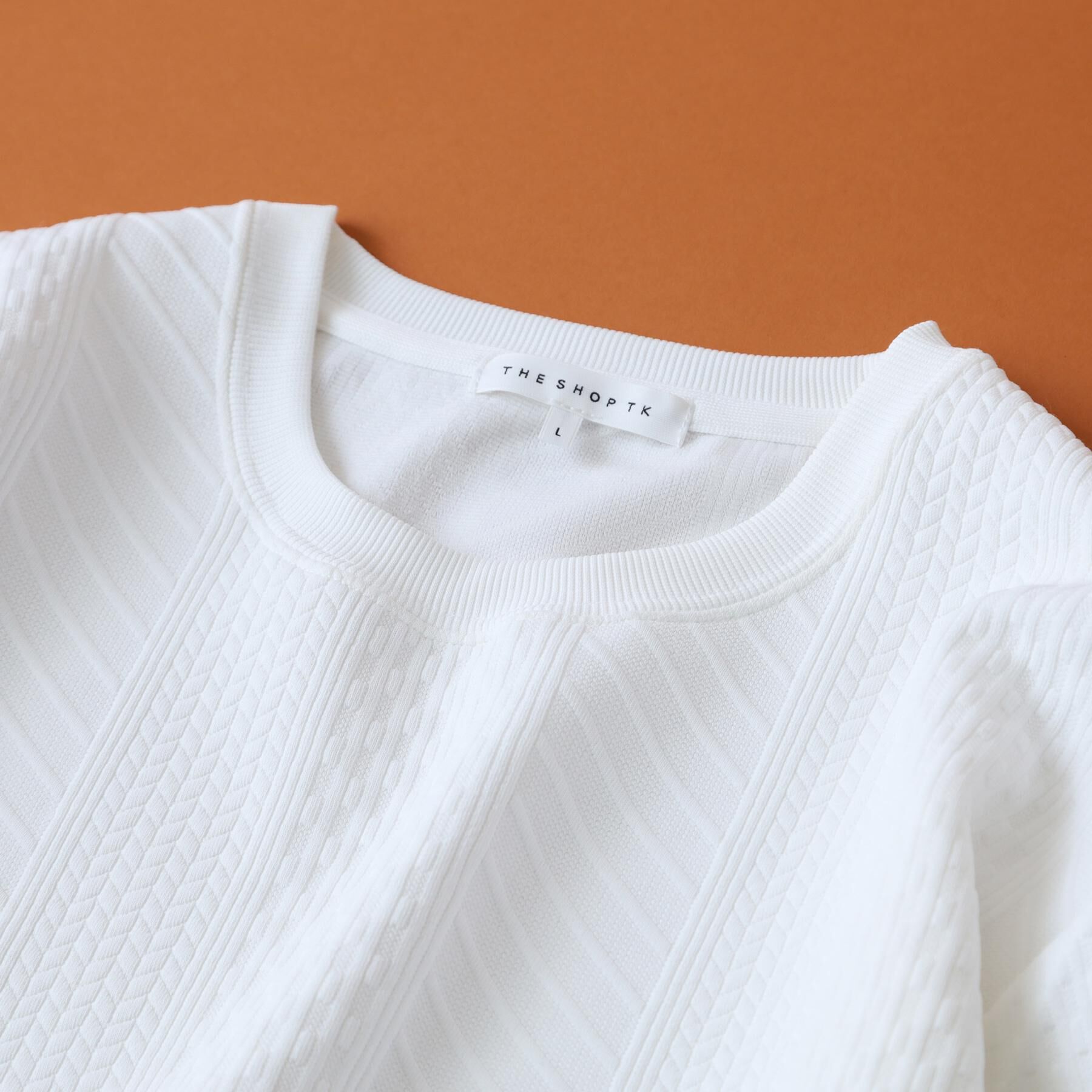 THE SHOP TK「【無地に飽きた方へ】ふくれジャカードスウェット　洗濯機OK/6色展開/ユニセックスでおすすめ！」|パーカー|