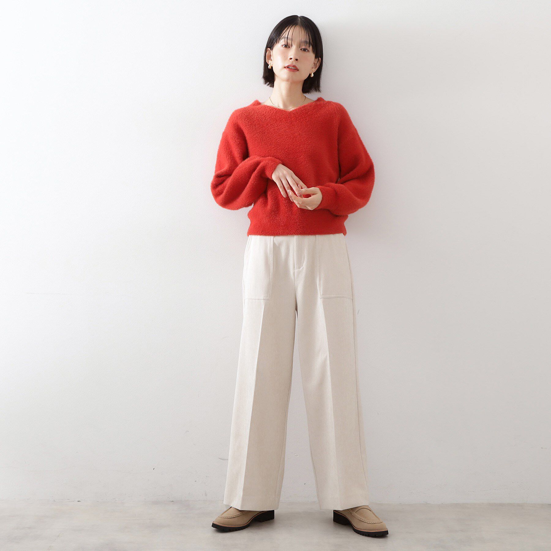 THE SHOP TK「【洗える】上品にきらめく フェザーラメニット」|ニット・セーター|