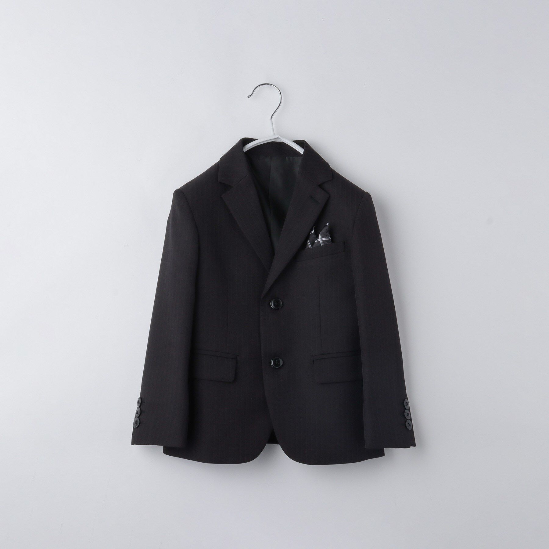 THE SHOP TK「【110-130/4点セット】ブラックセットアップ/入園・卒園・入学」|スーツ|