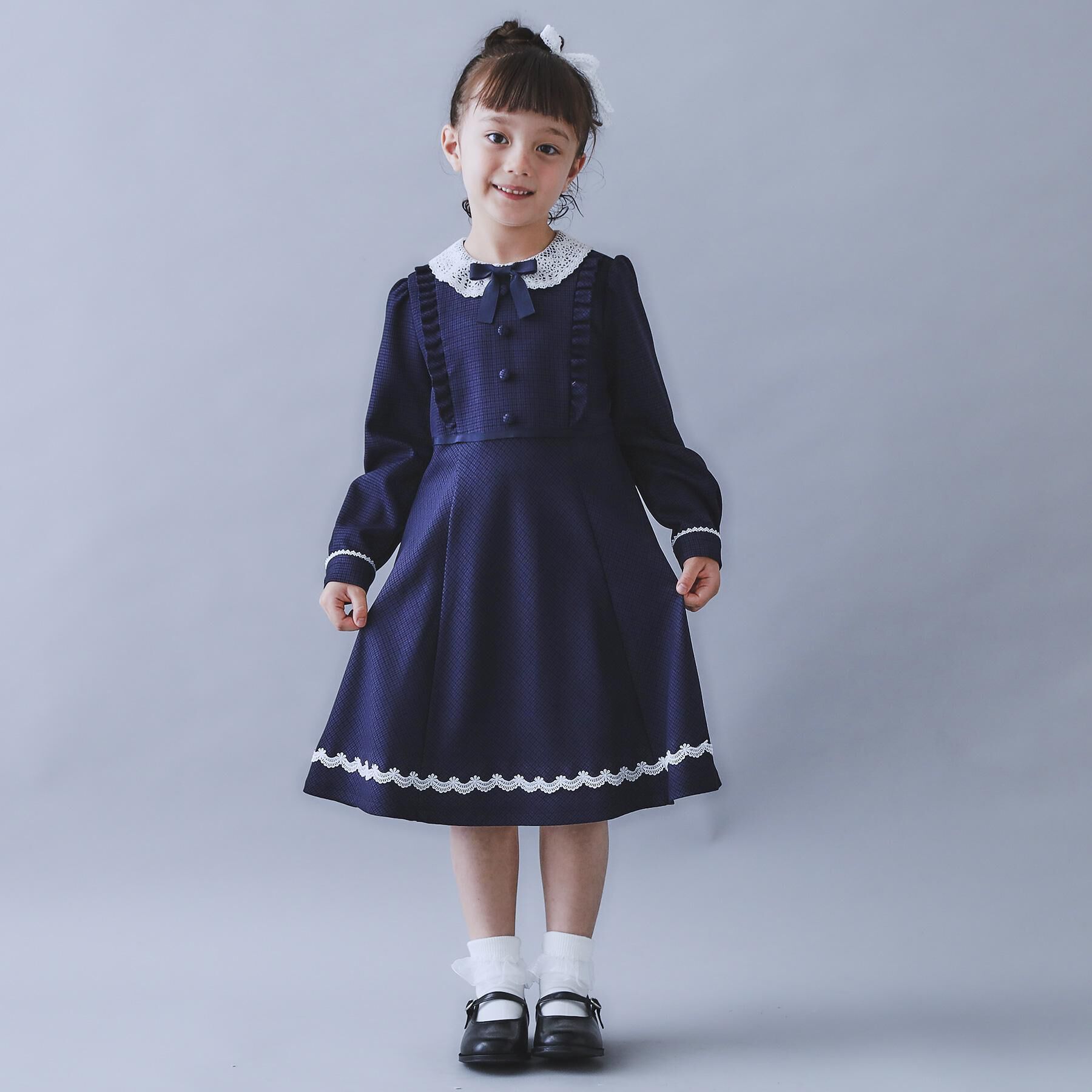 THE SHOP TK「【120-130】ネイビーフォーマルワンピース/入園・卒園・入学」|ワンピース|