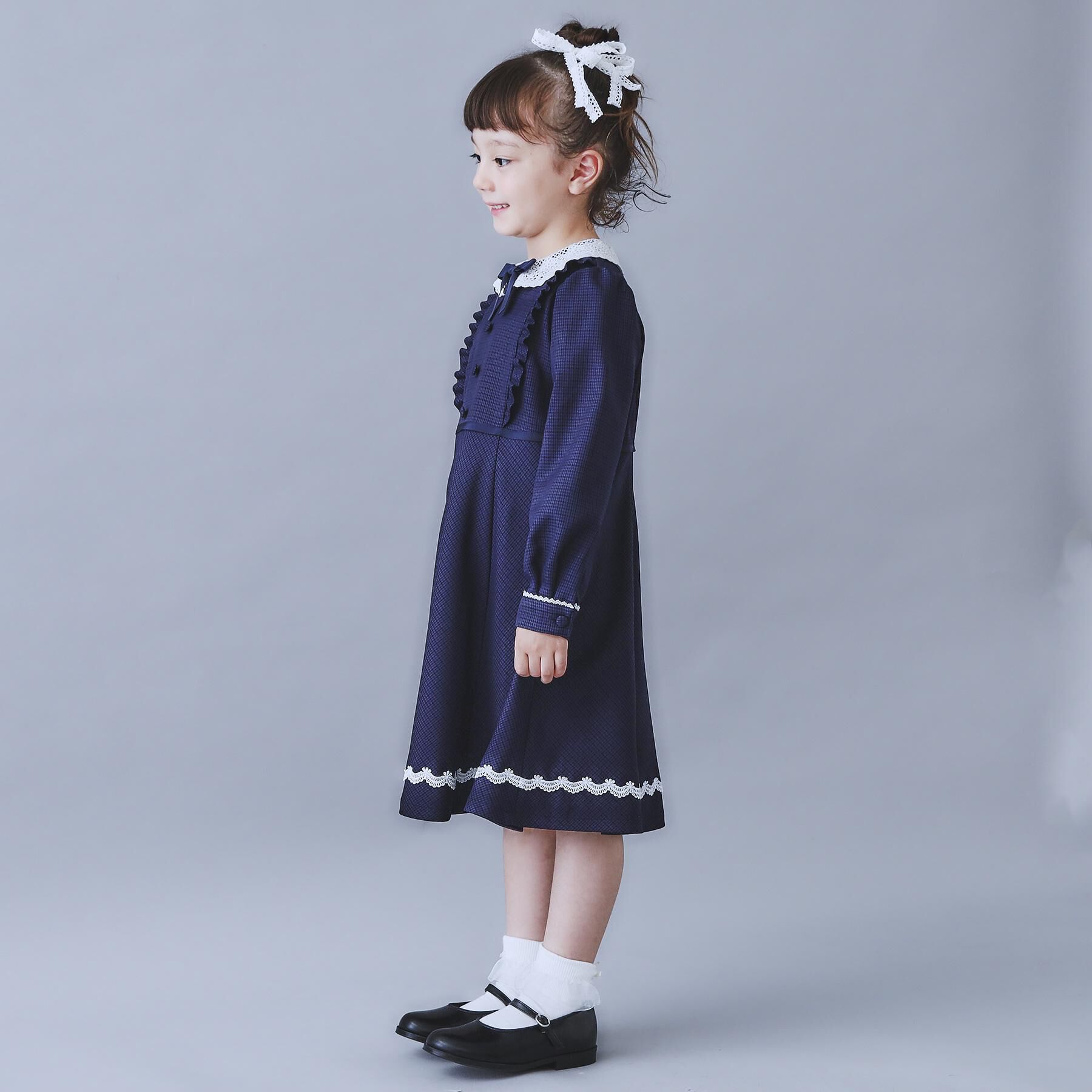 THE SHOP TK「【120-130】ネイビーフォーマルワンピース/入園・卒園・入学」|ワンピース|