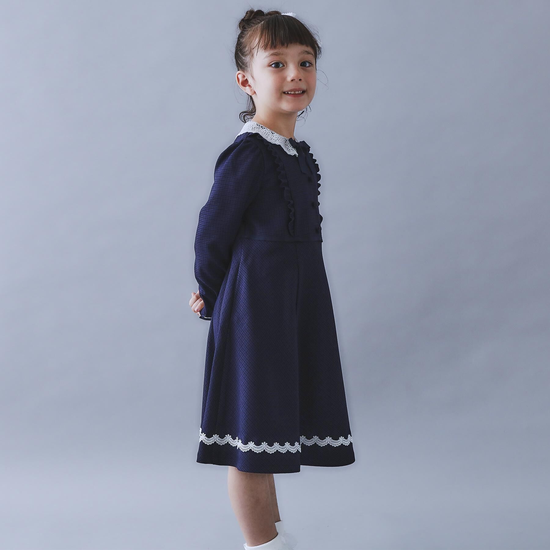 THE SHOP TK「【120-130】ネイビーフォーマルワンピース/入園・卒園・入学」|ワンピース|