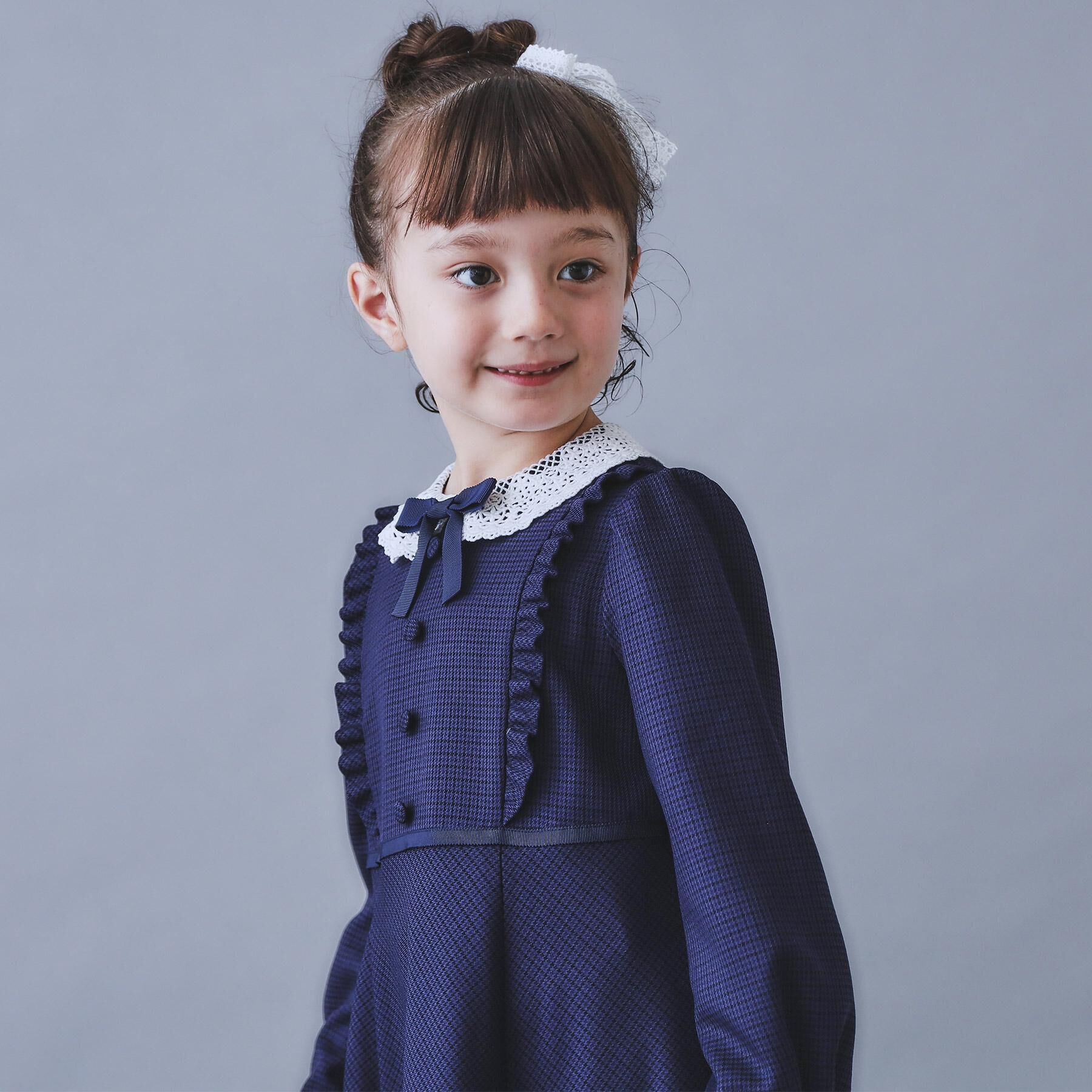 THE SHOP TK「【120-130】ネイビーフォーマルワンピース/入園・卒園・入学」|ワンピース|