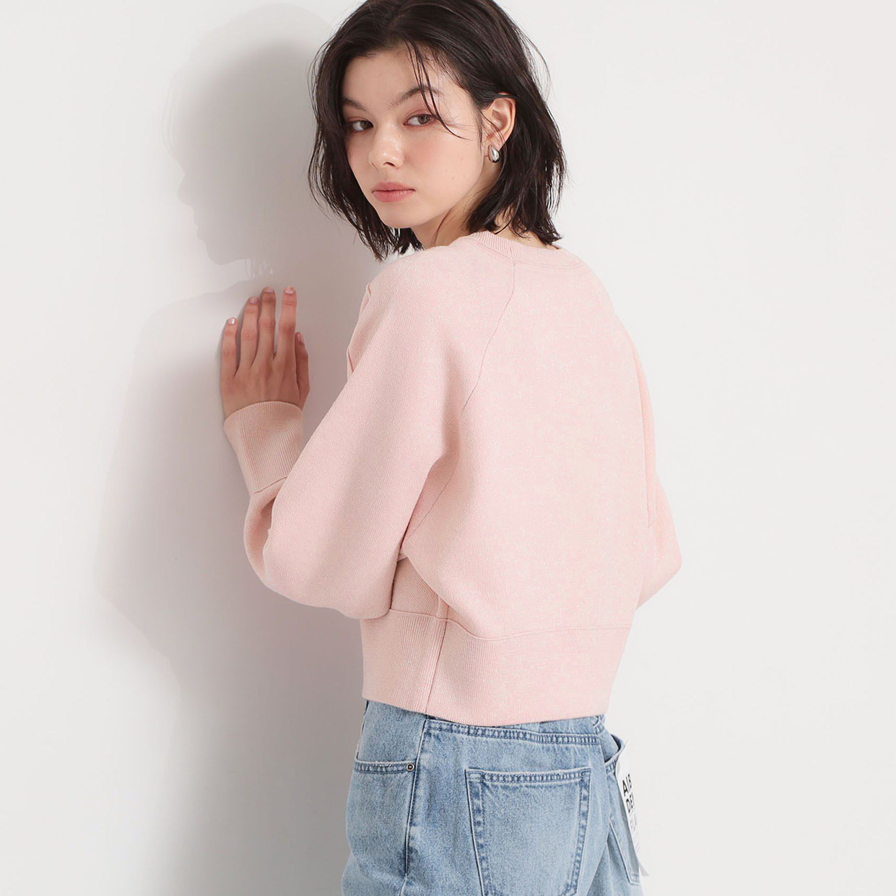 THE SHOP TK「【着丈が選べる】スウェットライクラメジャカードニット」|ニット・セーター|