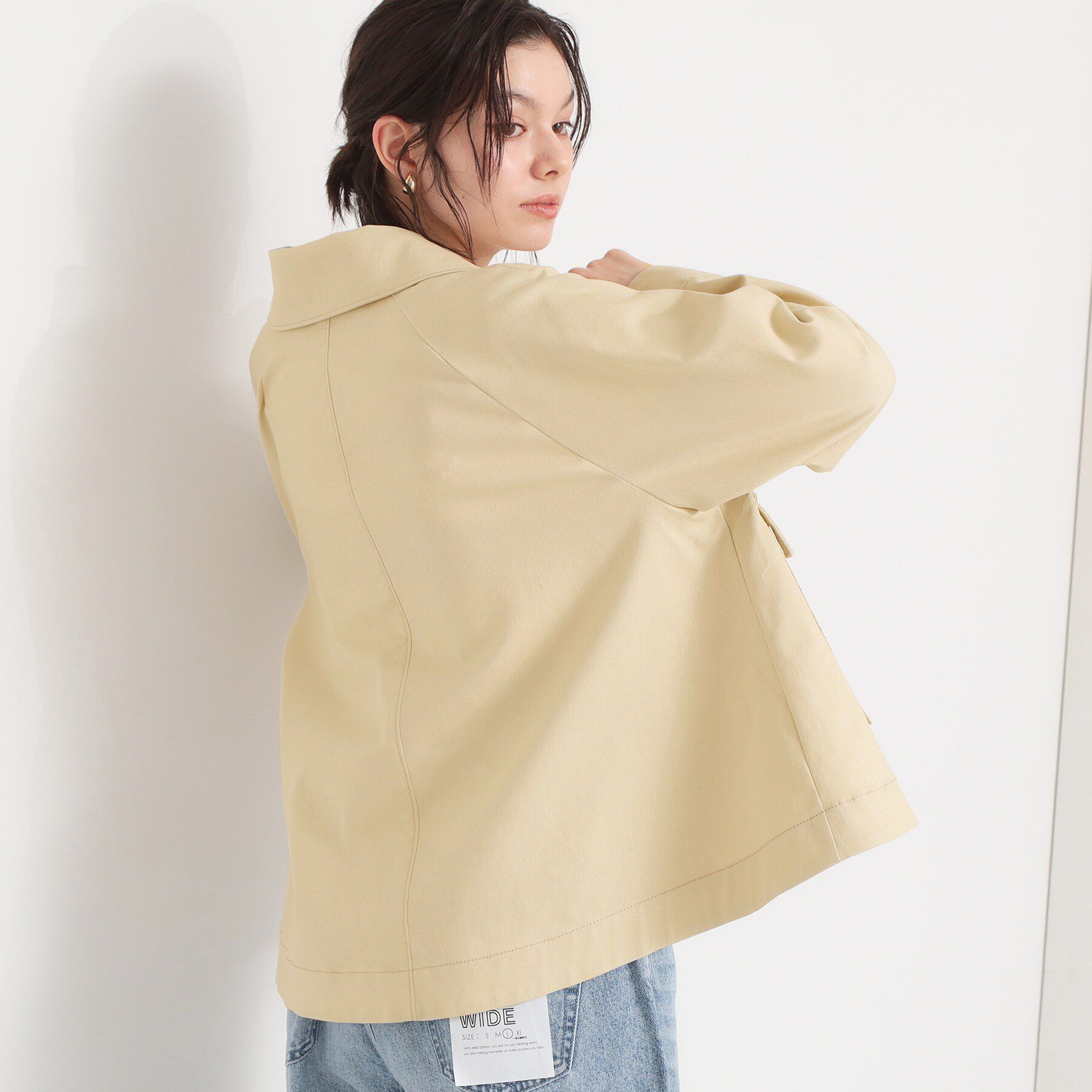 THE SHOP TK「大人かっこいい 軽やかデニム＆チノブルゾン」|ブルゾン・スタジャン|