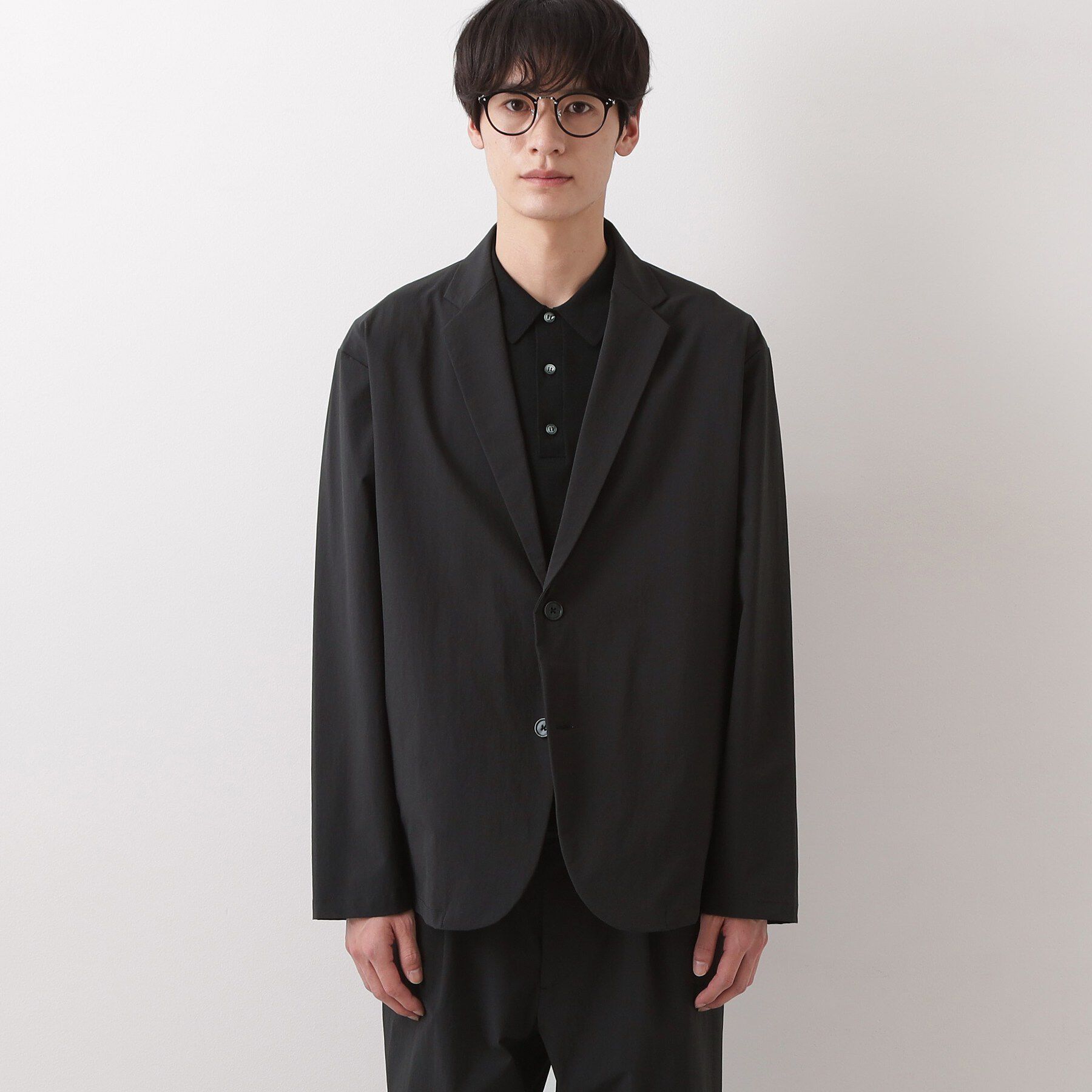 THE SHOP TK「《KURO》コーデュラナイロン ジャケット セットアップ可／防シワ／撥水／ストレッチ」|テーラードジャケット|