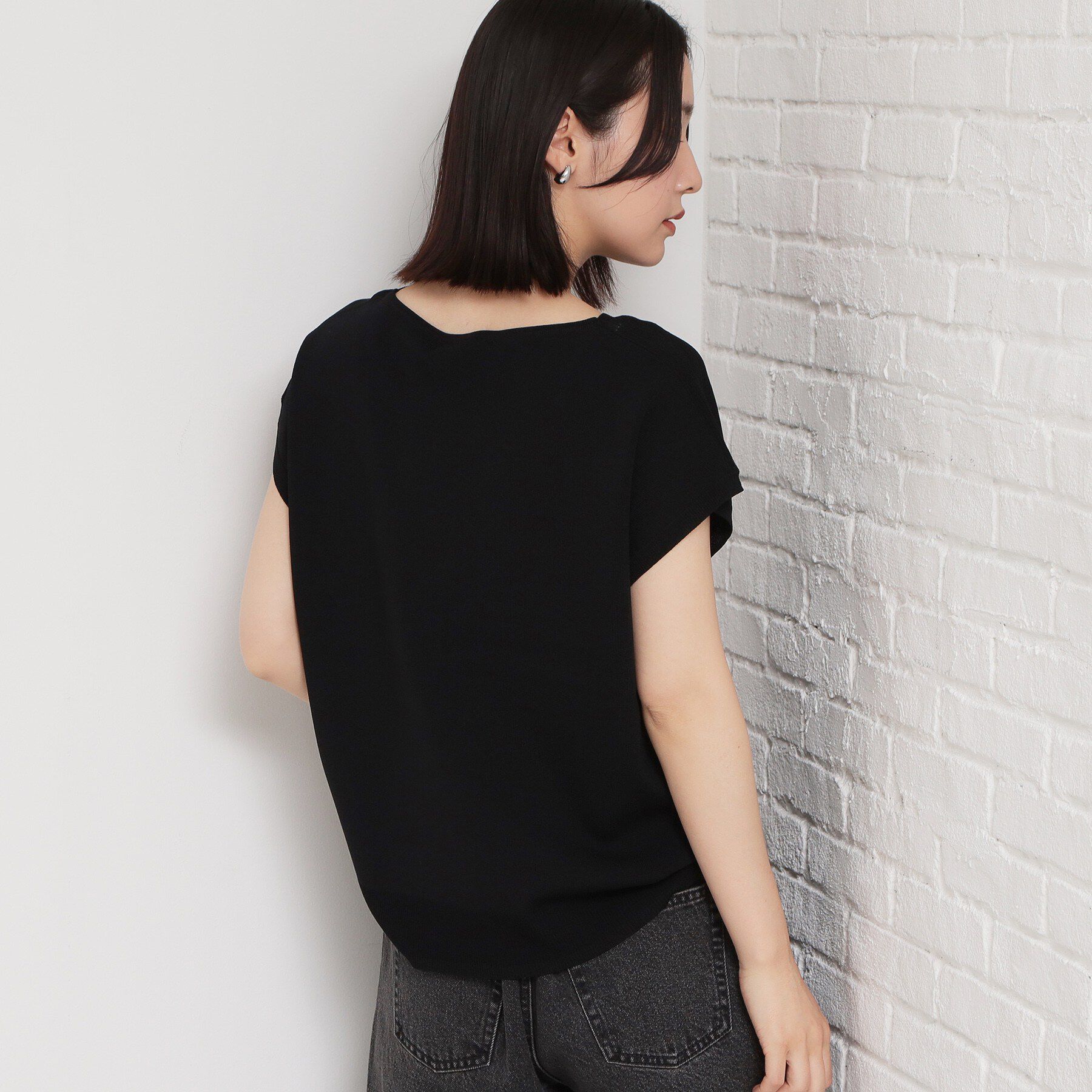 THE SHOP TK「【ひんやりタッチ】多機能フレンチプルオーバー 洗濯機OK/UVケア/毛玉になりにくい」|ニット・セーター|