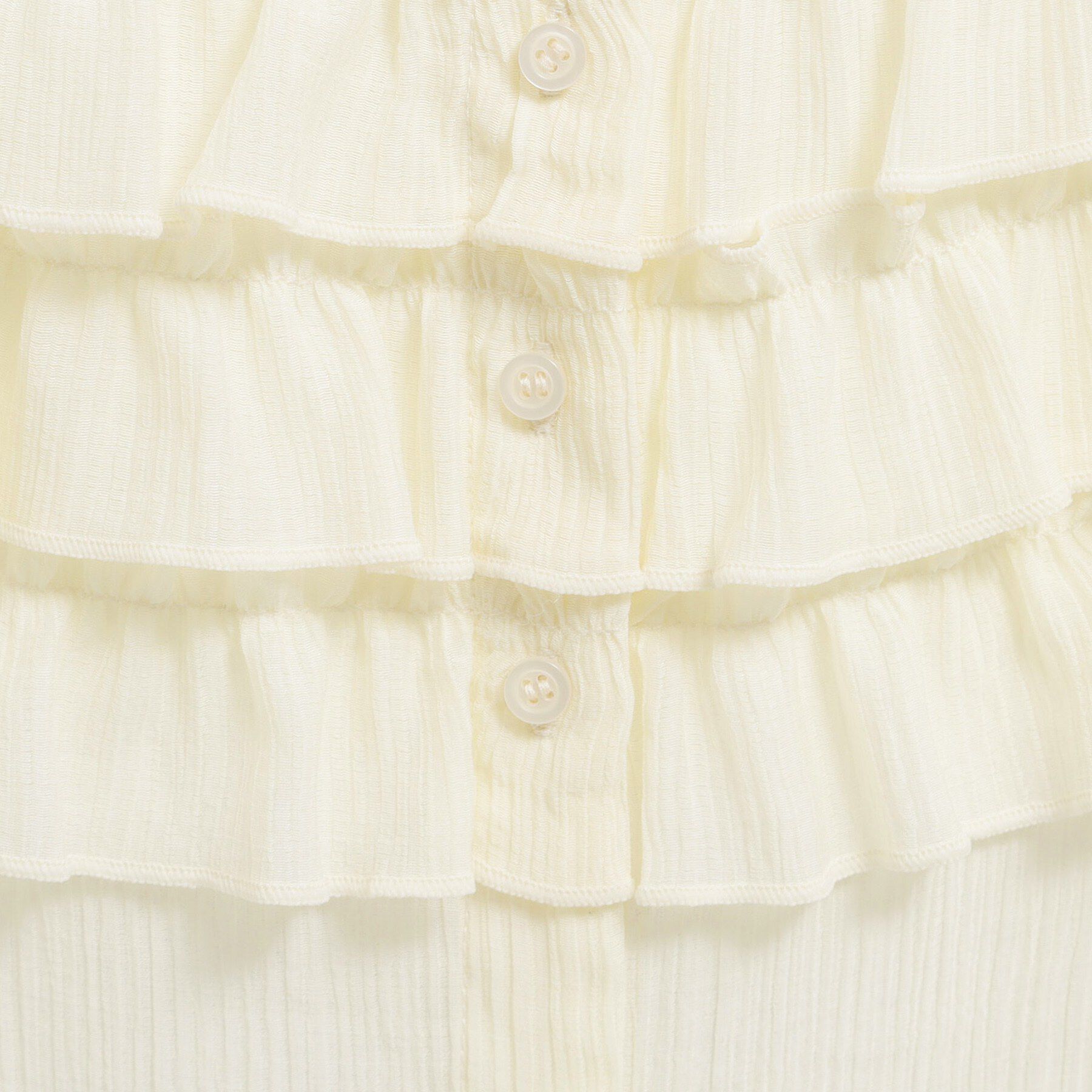 THE SHOP TK「ティアードフリル楊柳シャツ」|シャツ・ブラウス|