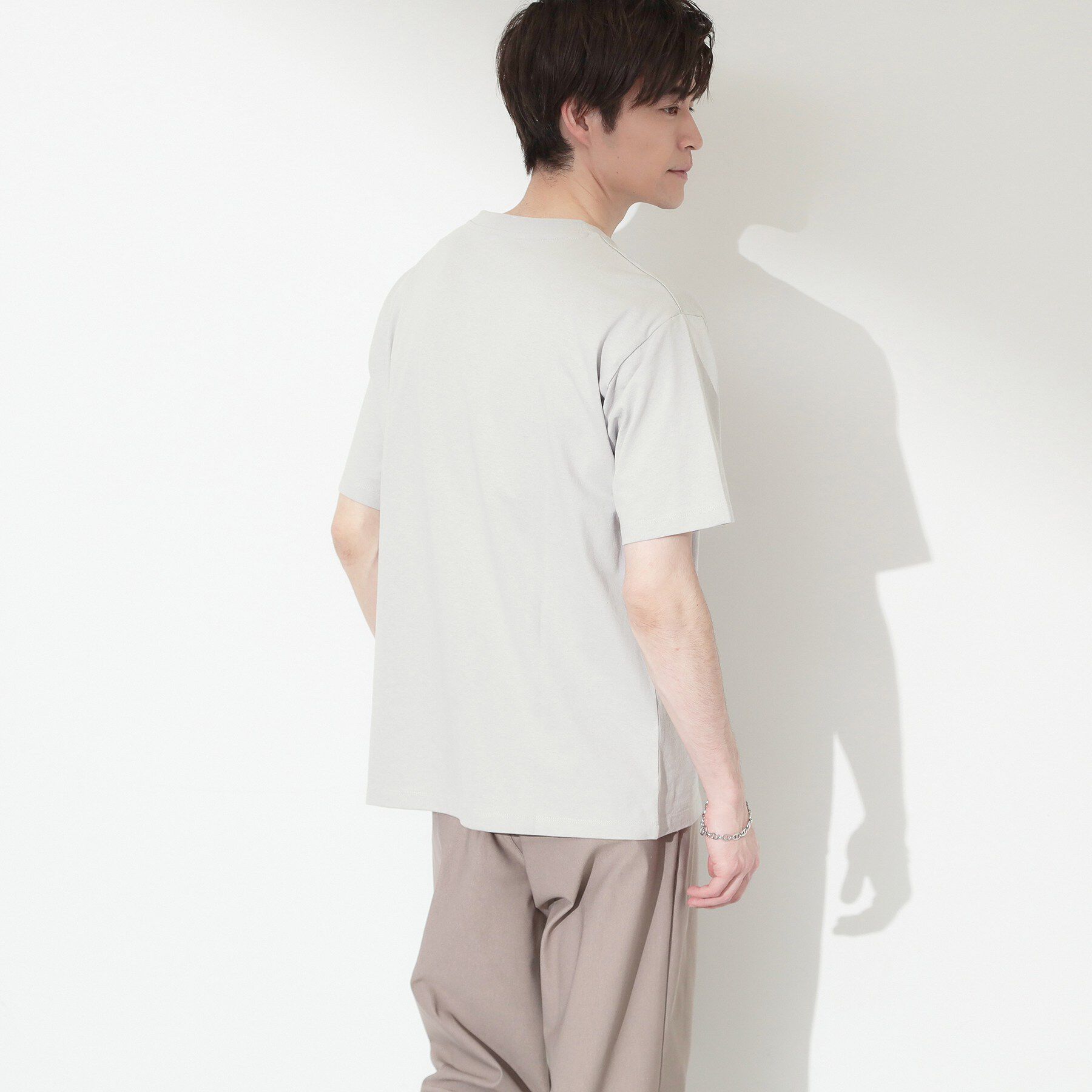 THE SHOP TK「【夏コーデの主役に】グラフィックコットン半袖Tシャツ CAT／LANDSCAPE」|Tシャツ・カットソー|